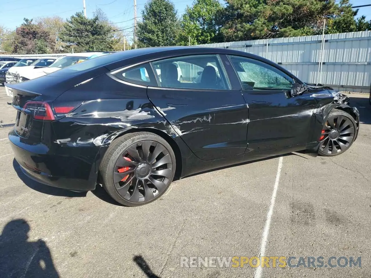 3 Photograph of a damaged car 5YJ3E1EC9PF627878 TESLA MODEL 3 2023