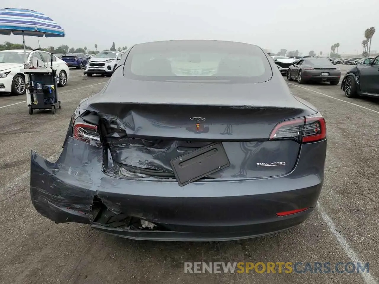 6 Photograph of a damaged car 5YJ3E1EC9PF628139 TESLA MODEL 3 2023