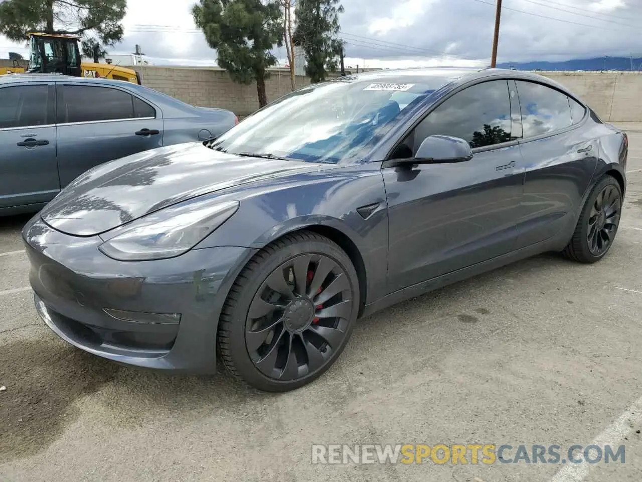 1 Photograph of a damaged car 5YJ3E1EC9PF633549 TESLA MODEL 3 2023