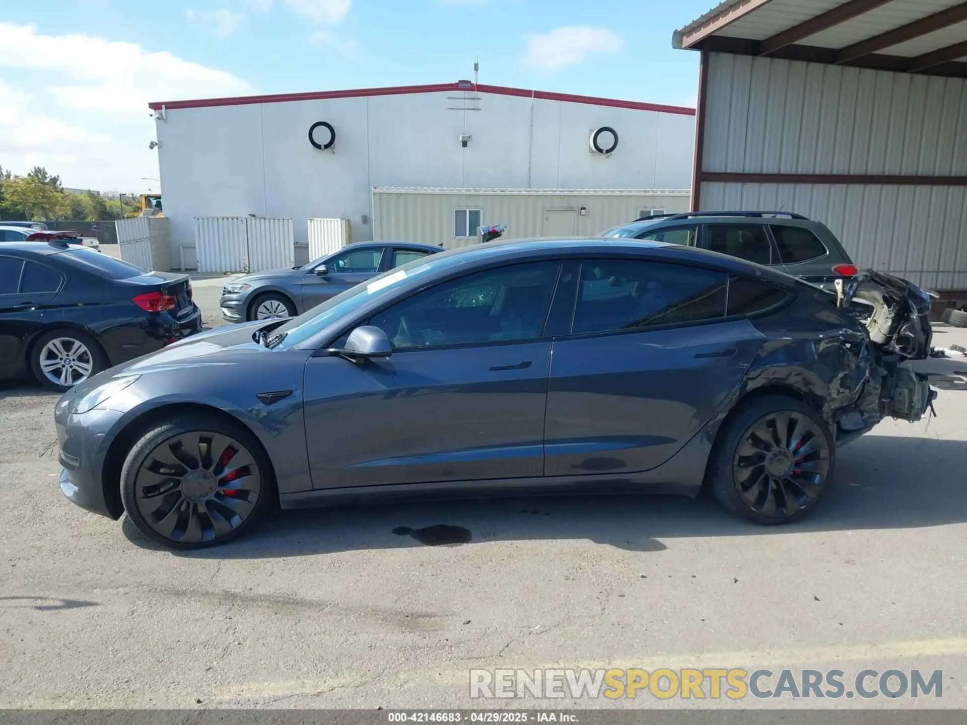 14 Photograph of a damaged car 5YJ3E1ECXPF410212 TESLA MODEL 3 2023