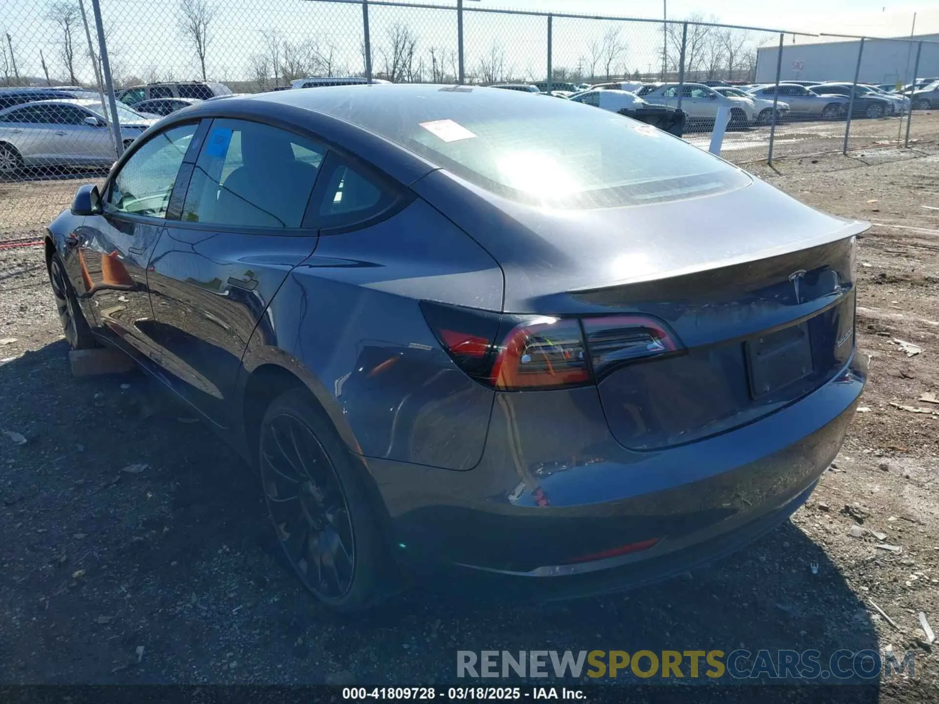 3 Photograph of a damaged car 5YJ3E1ECXPF462519 TESLA MODEL 3 2023