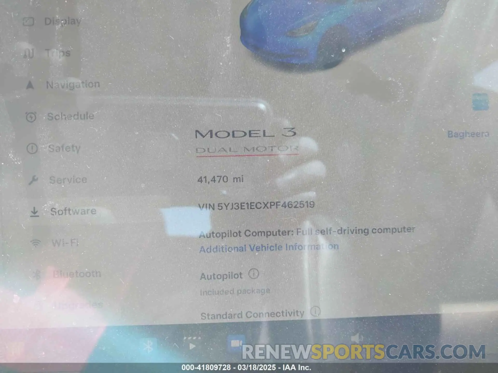 7 Photograph of a damaged car 5YJ3E1ECXPF462519 TESLA MODEL 3 2023