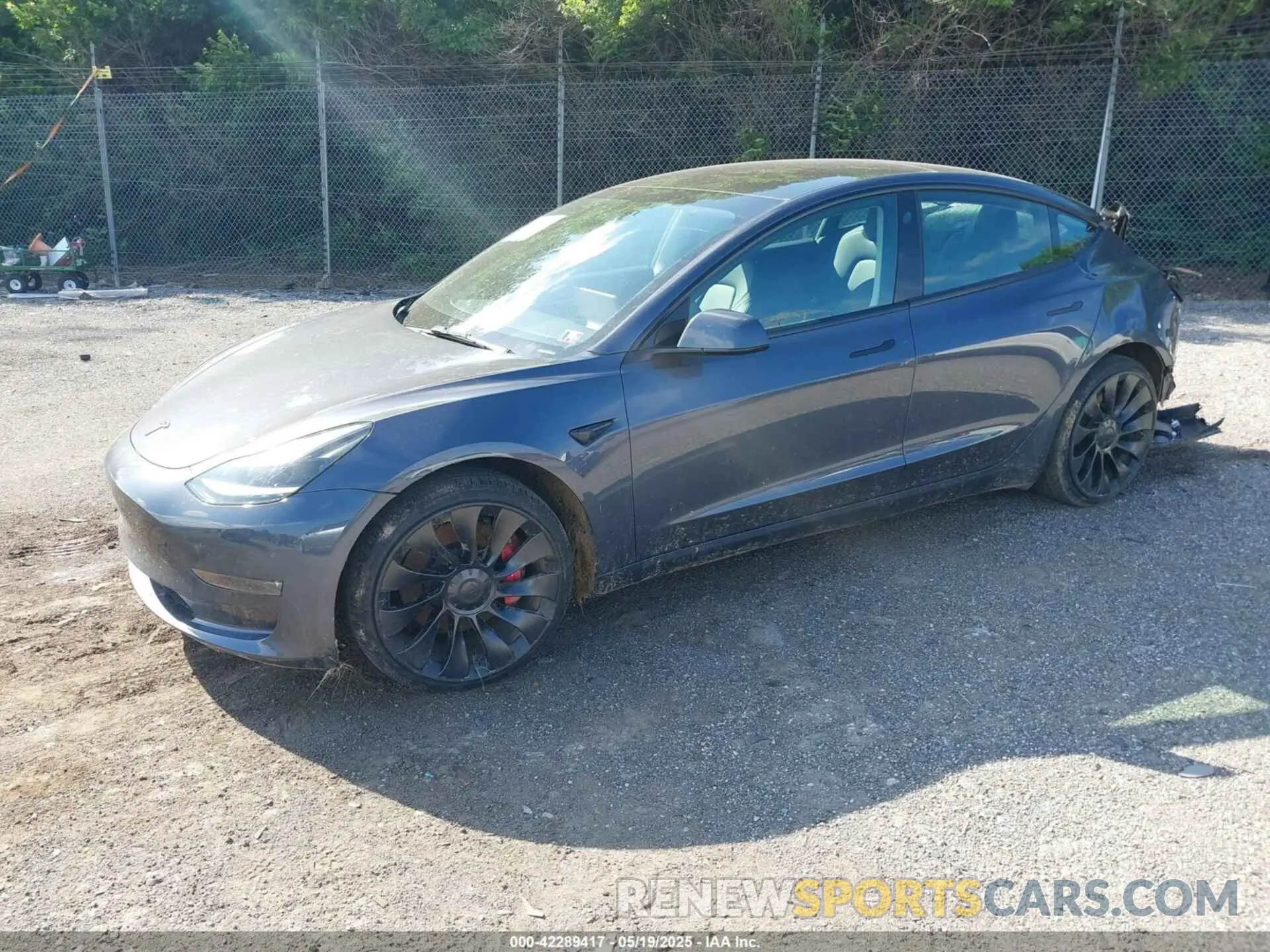 2 Photograph of a damaged car 5YJ3E1ECXPF482320 TESLA MODEL 3 2023