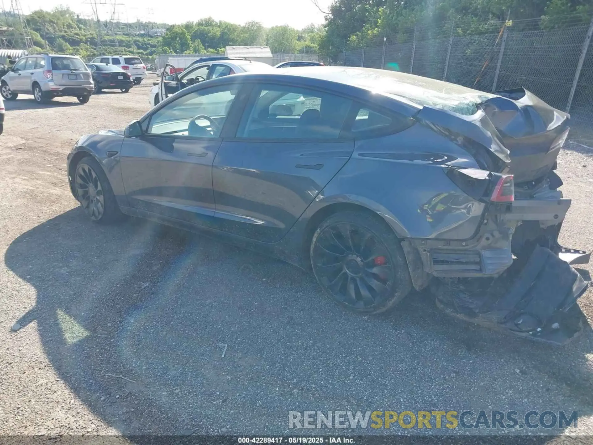 3 Photograph of a damaged car 5YJ3E1ECXPF482320 TESLA MODEL 3 2023