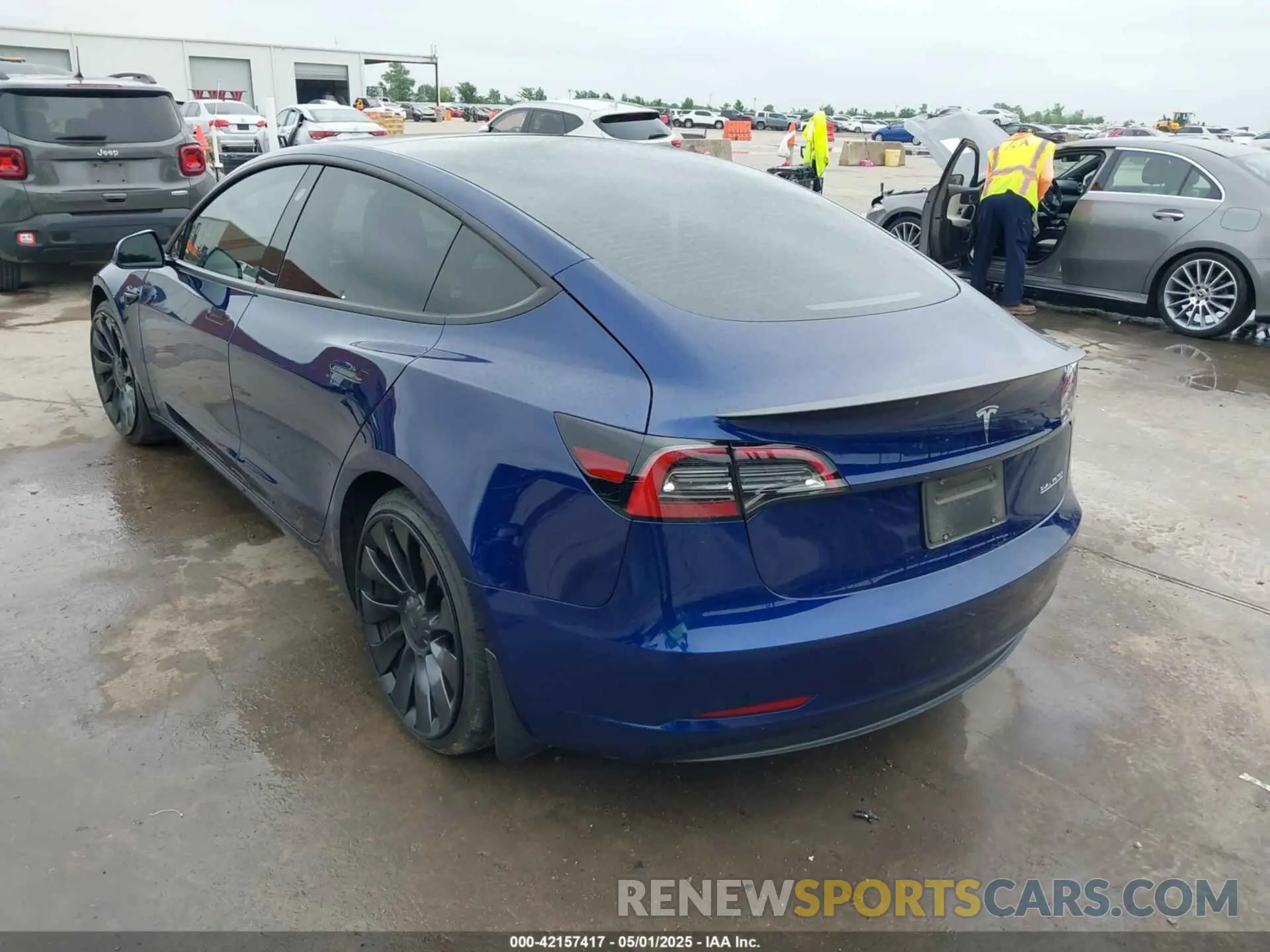3 Photograph of a damaged car 5YJ3E1ECXPF551538 TESLA MODEL 3 2023