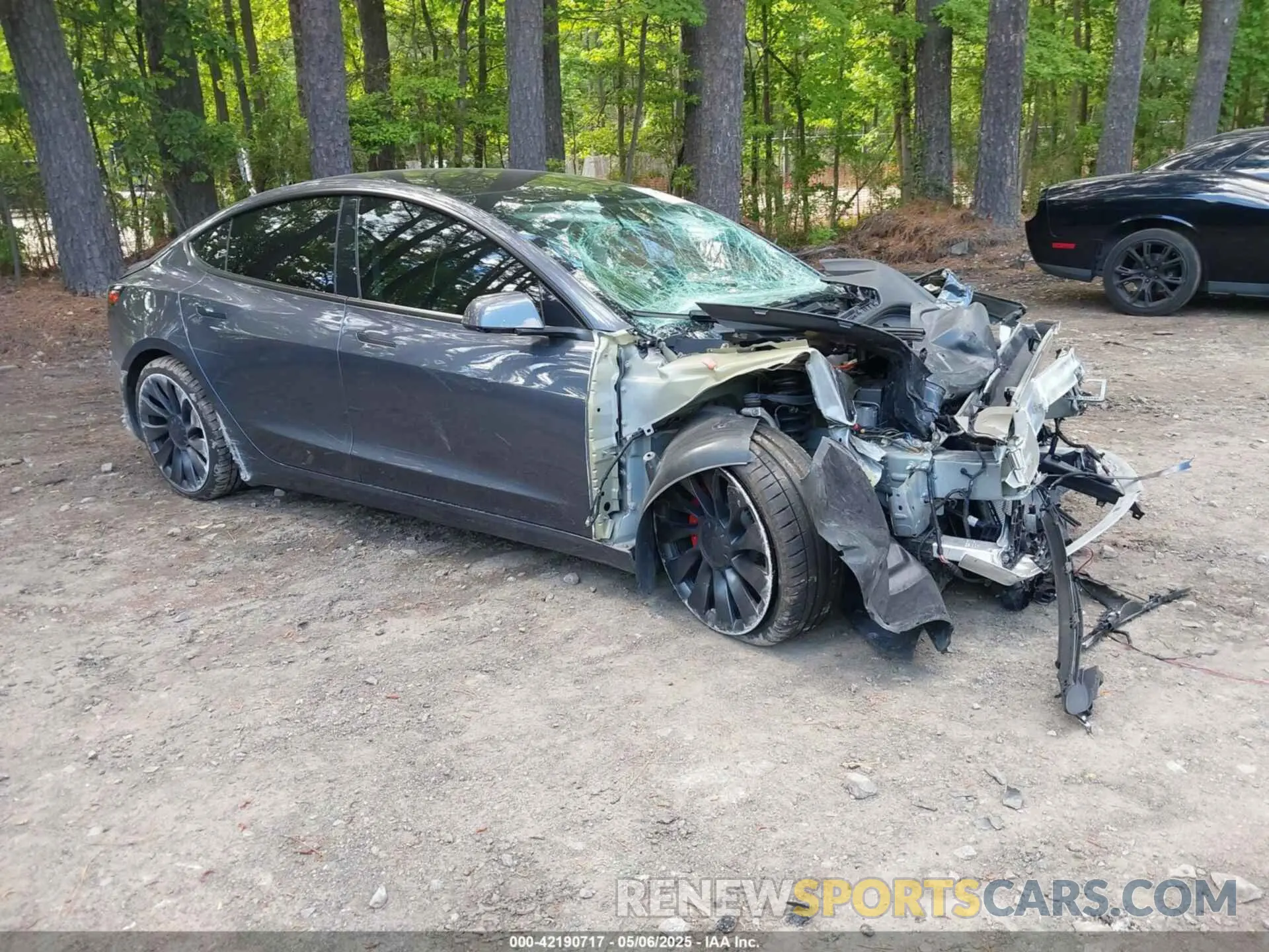 1 Photograph of a damaged car 5YJ3E1ECXPF578450 TESLA MODEL 3 2023