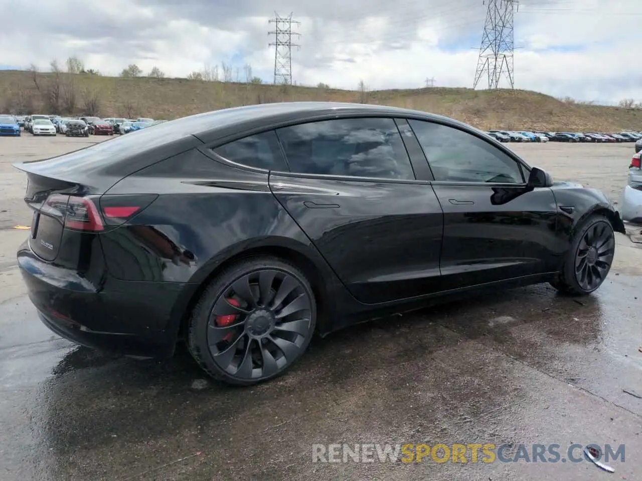 3 Photograph of a damaged car 5YJ3E1ECXPF628019 TESLA MODEL 3 2023