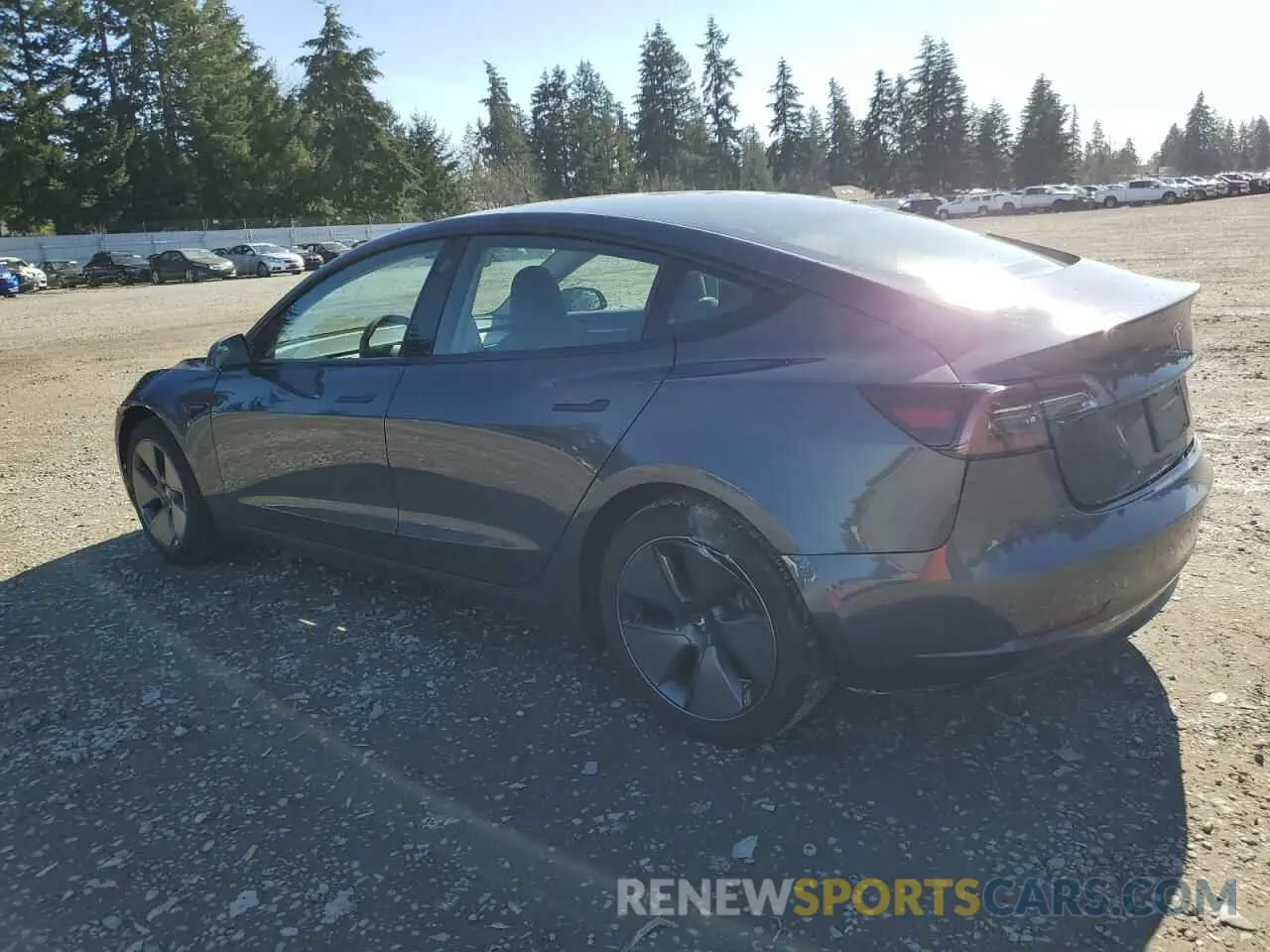 2 Photograph of a damaged car LRW3E1EB6PC923703 TESLA MODEL 3 2023