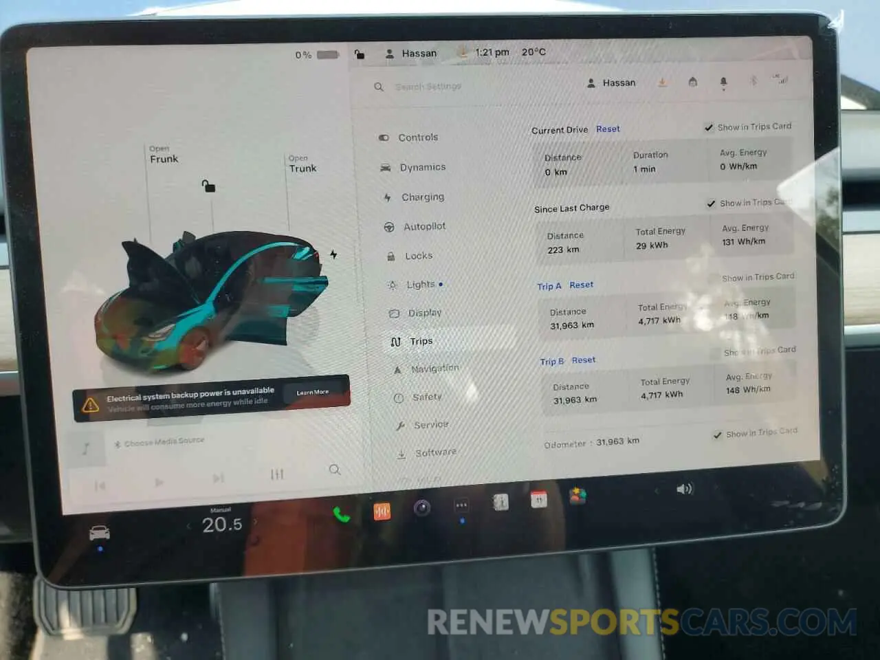 9 Photograph of a damaged car LRW3E1FA4PC920949 TESLA MODEL 3 2023