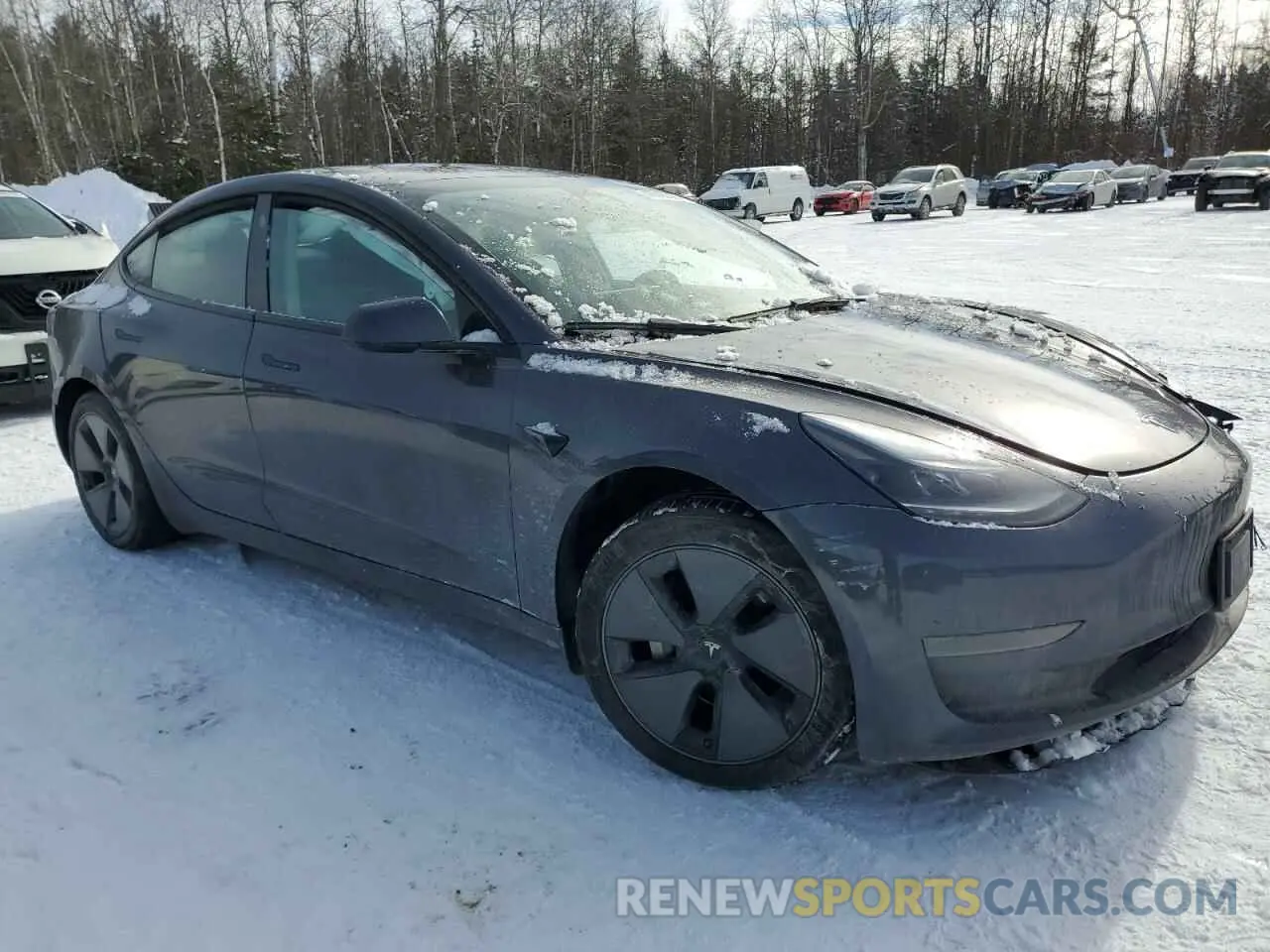4 Photograph of a damaged car LRW3E1FA5PC945276 TESLA MODEL 3 2023