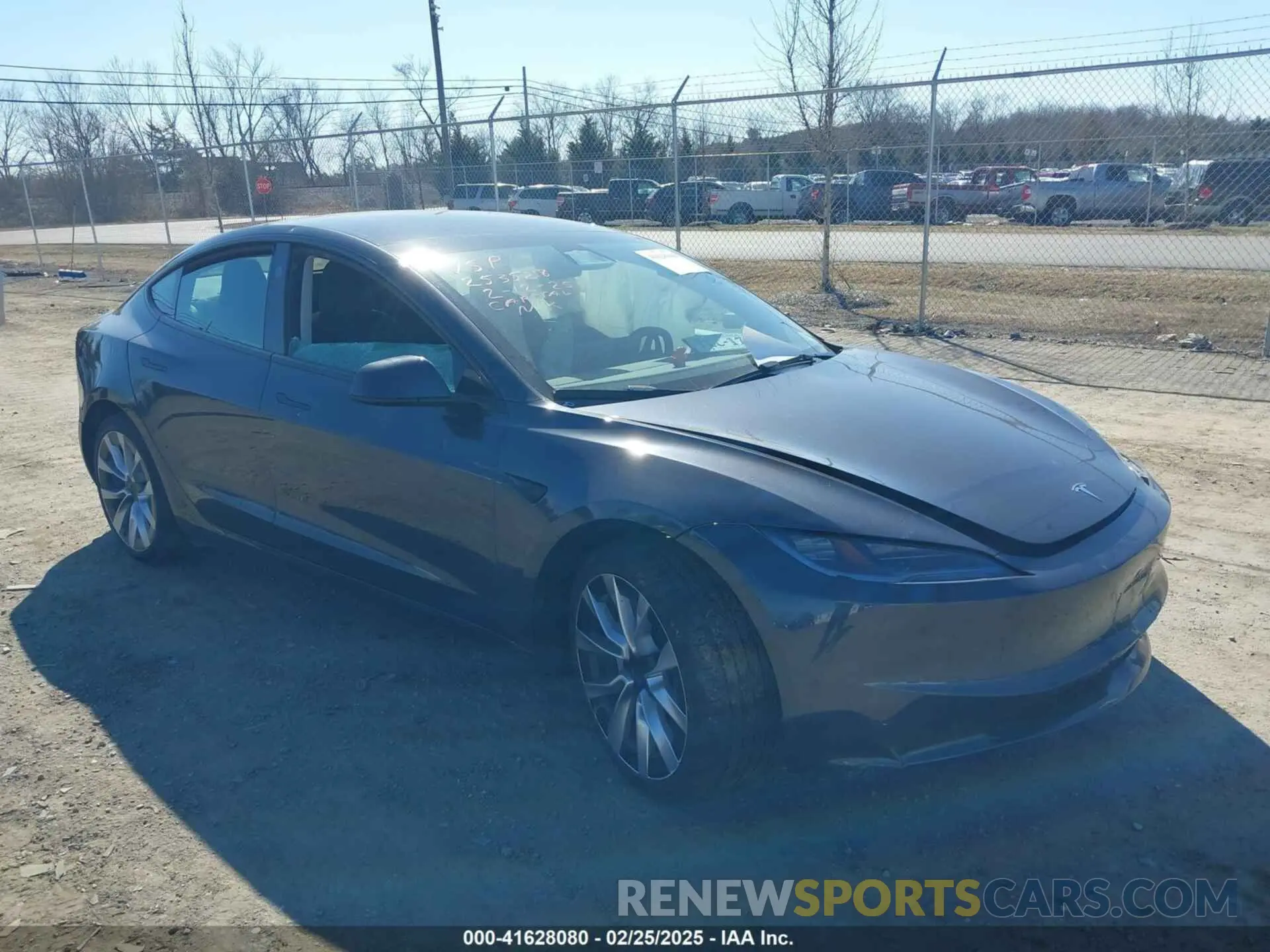 1 Photograph of a damaged car 5YJ3E1EA0RF721956 TESLA MODEL 3 2024