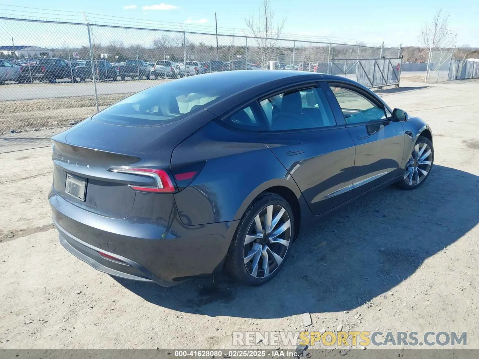 4 Photograph of a damaged car 5YJ3E1EA0RF721956 TESLA MODEL 3 2024