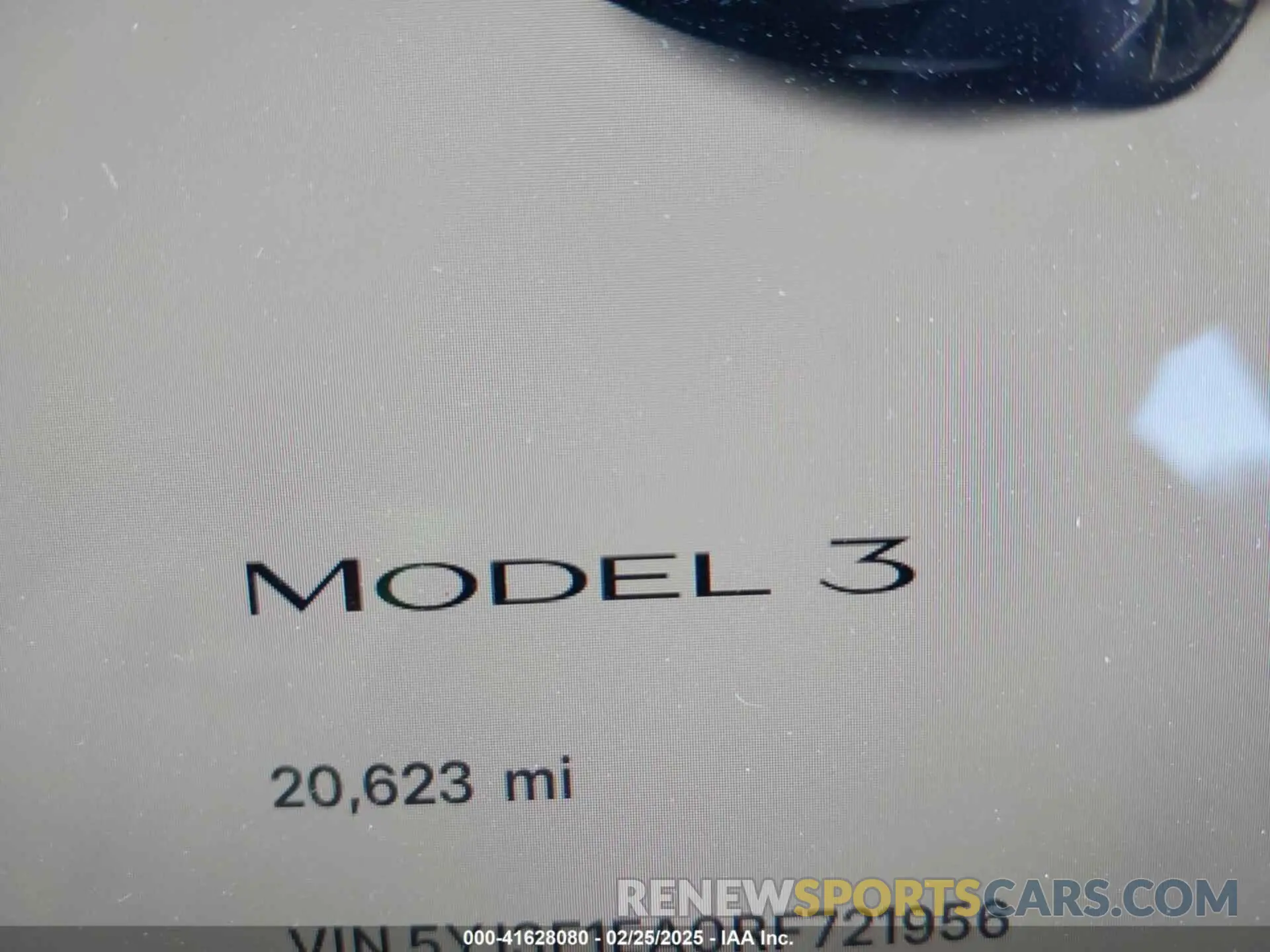 7 Photograph of a damaged car 5YJ3E1EA0RF721956 TESLA MODEL 3 2024