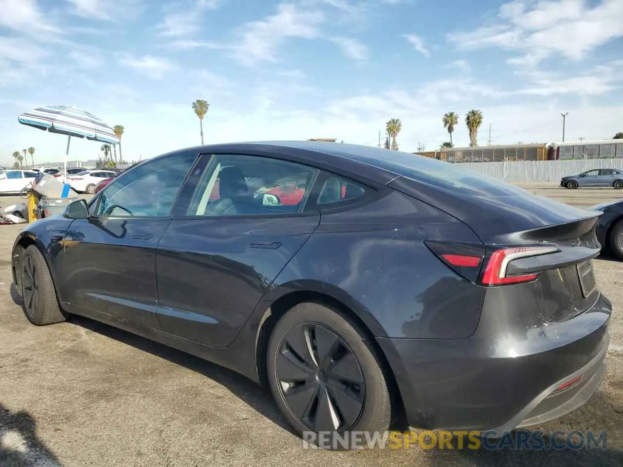 2 Photograph of a damaged car 5YJ3E1EA0RF724579 TESLA MODEL 3 2024