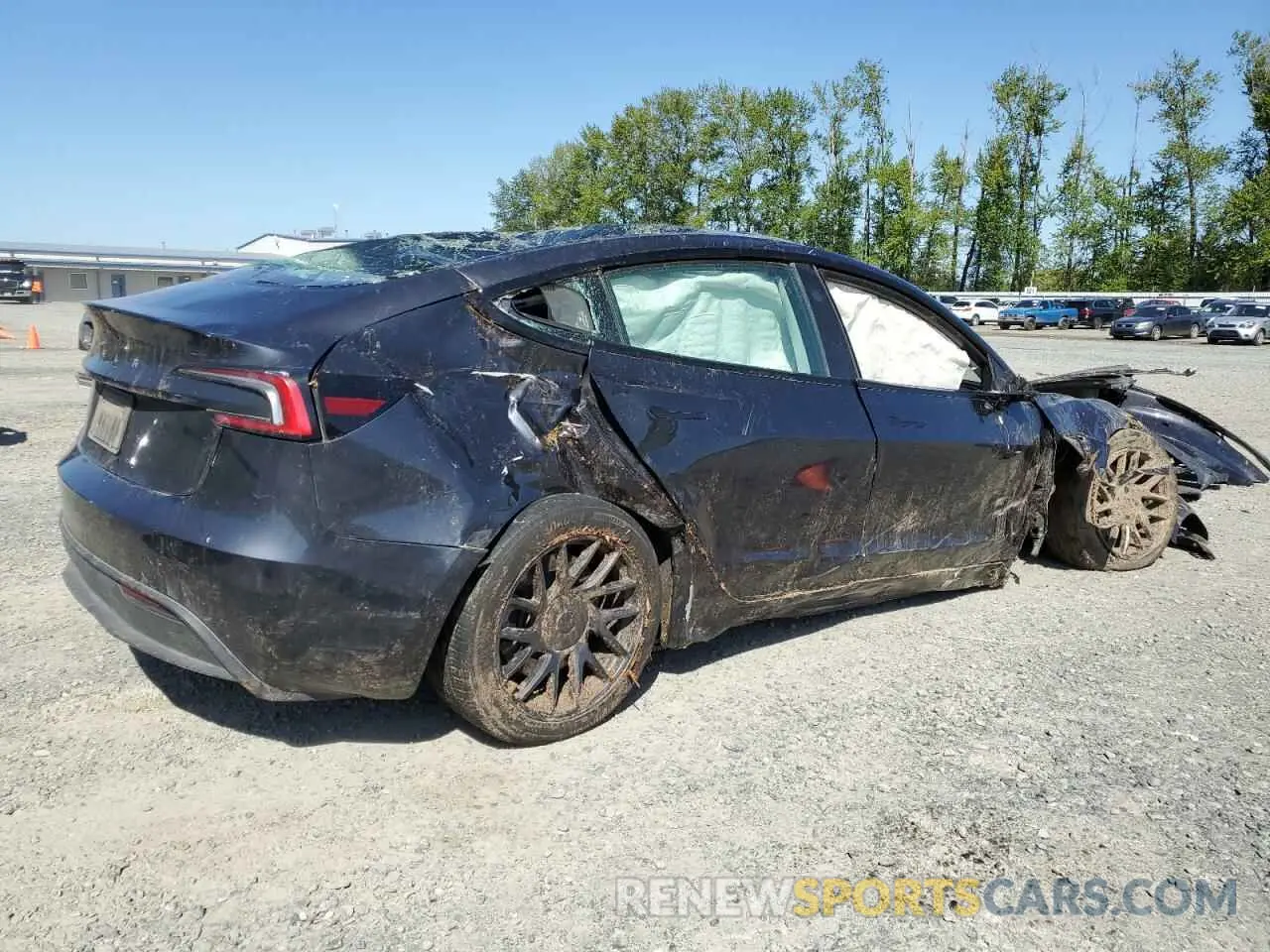 3 Photograph of a damaged car 5YJ3E1EA0RF724968 TESLA MODEL 3 2024