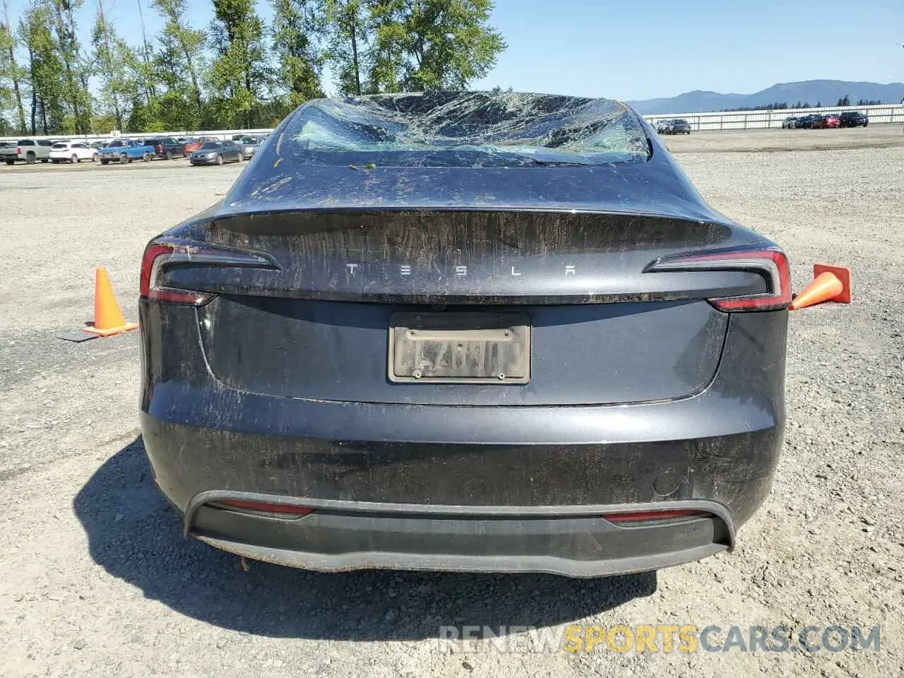 6 Photograph of a damaged car 5YJ3E1EA0RF724968 TESLA MODEL 3 2024