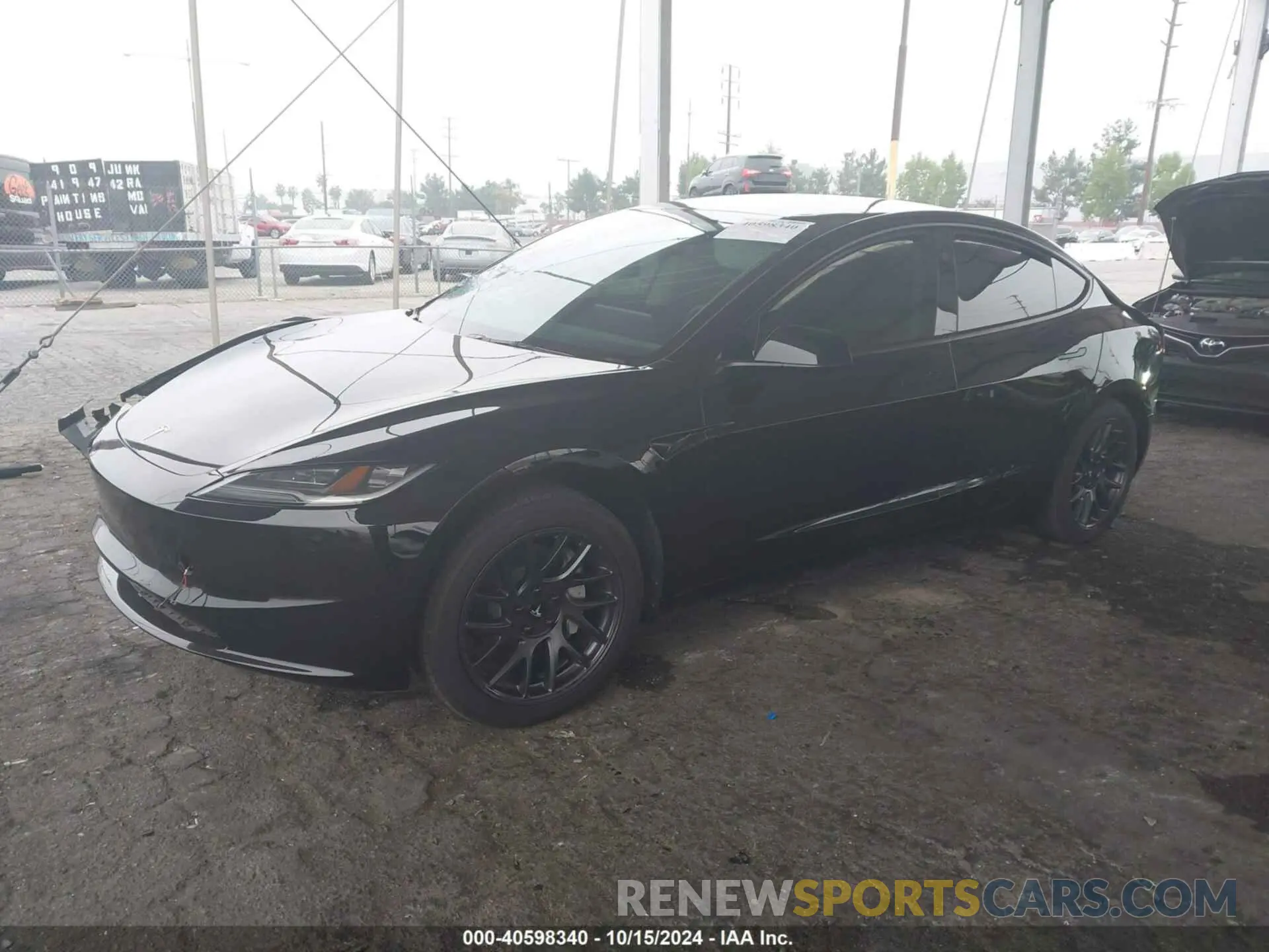 2 Photograph of a damaged car 5YJ3E1EA0RF727661 TESLA MODEL 3 2024