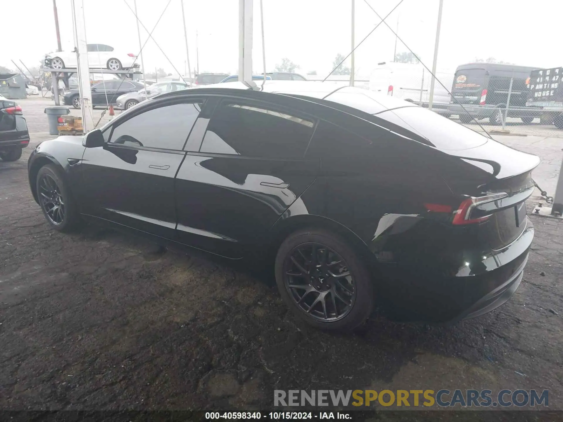 3 Photograph of a damaged car 5YJ3E1EA0RF727661 TESLA MODEL 3 2024