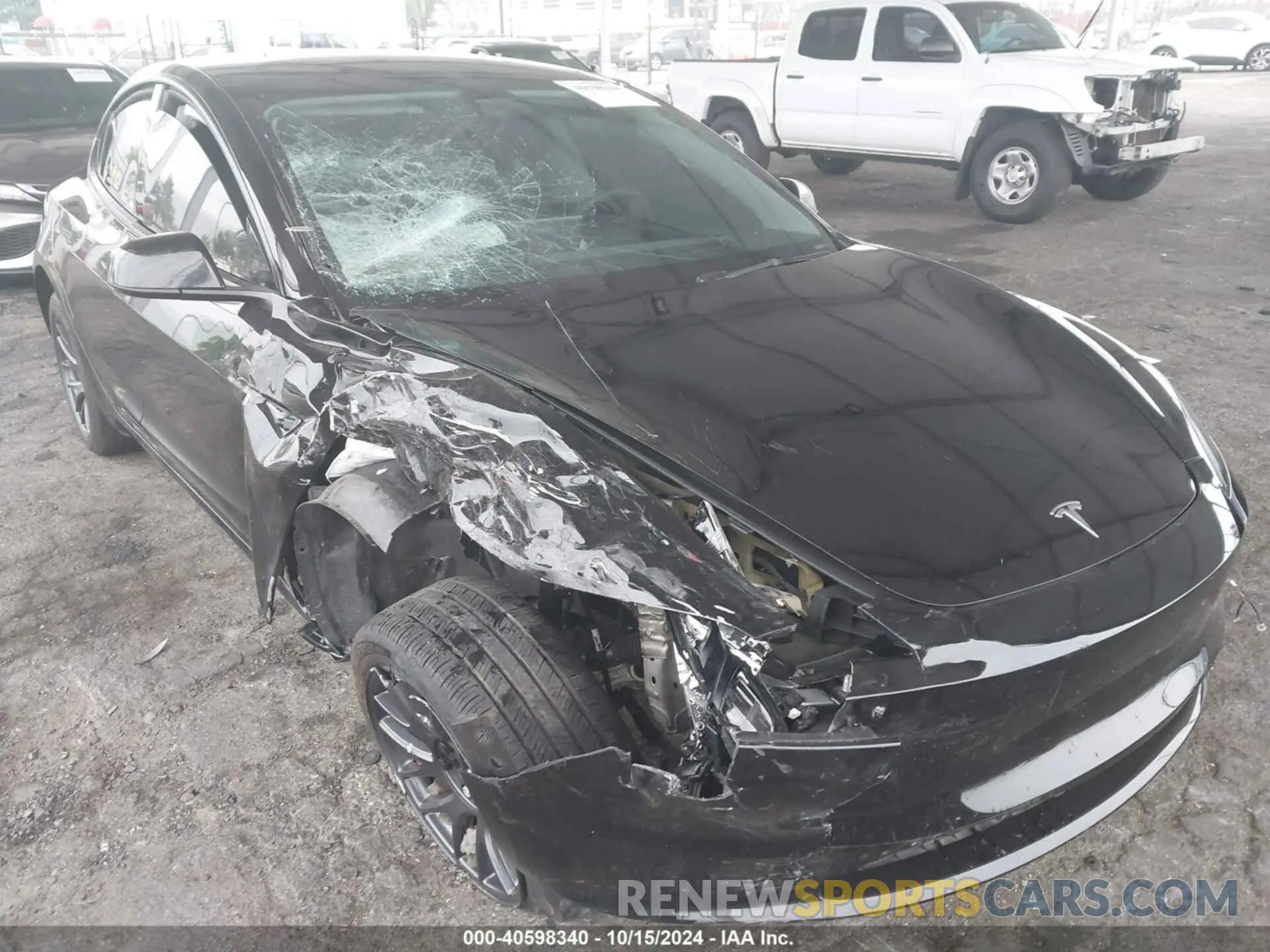 6 Photograph of a damaged car 5YJ3E1EA0RF727661 TESLA MODEL 3 2024