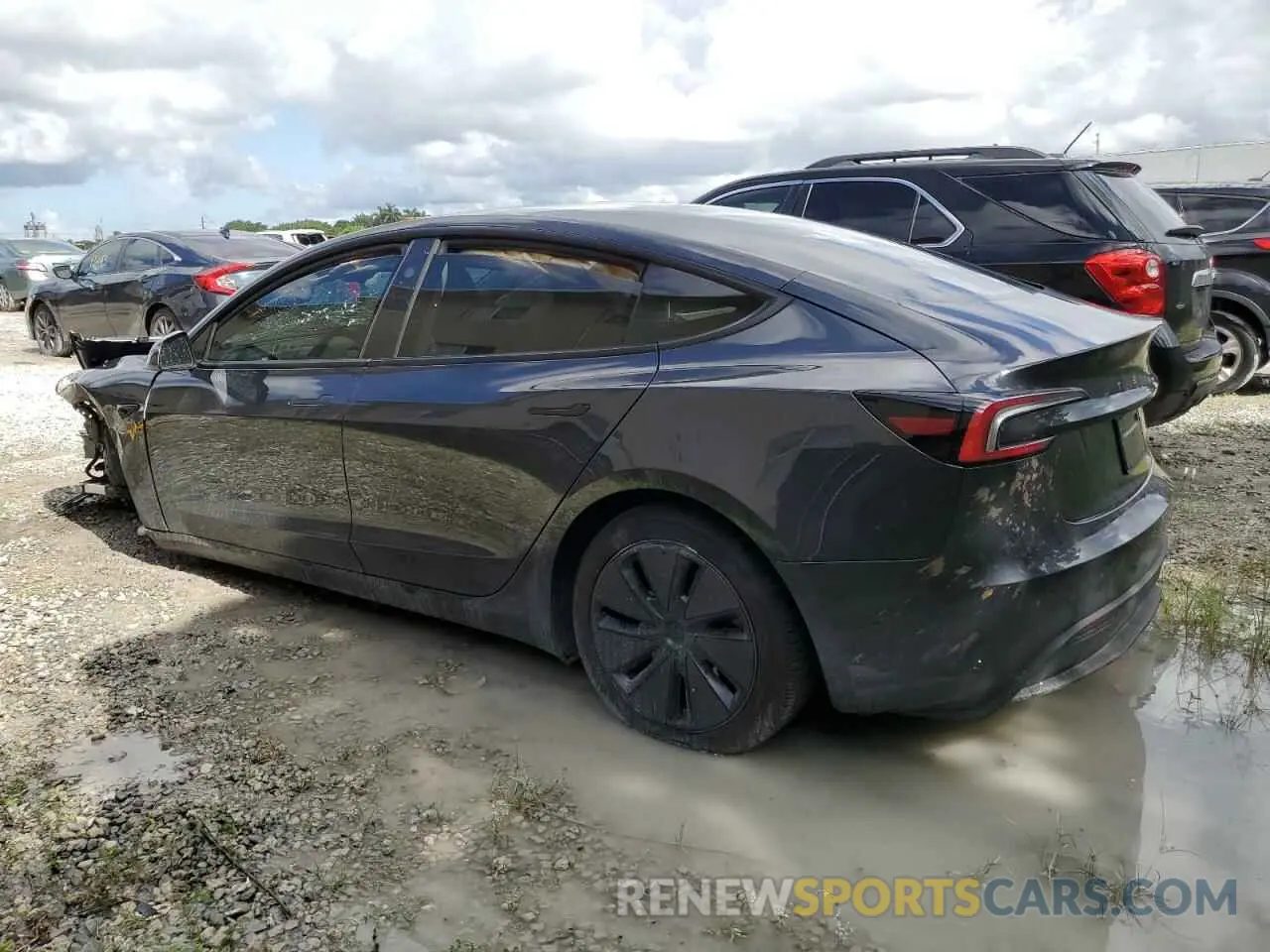 2 Photograph of a damaged car 5YJ3E1EA0RF735839 TESLA MODEL 3 2024