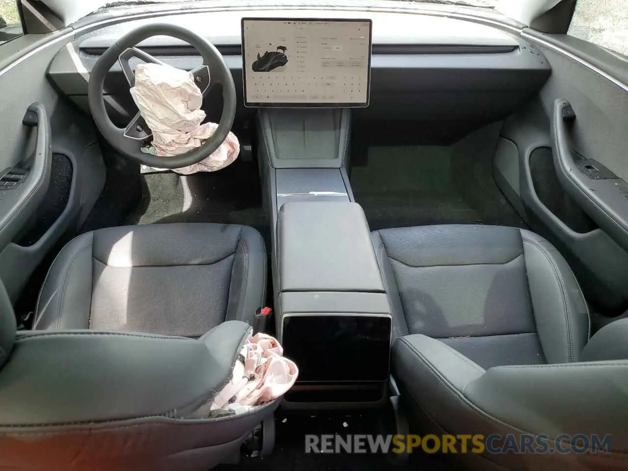 8 Photograph of a damaged car 5YJ3E1EA0RF735839 TESLA MODEL 3 2024