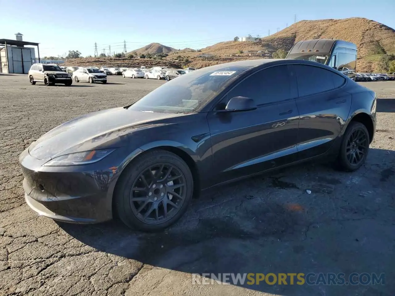 1 Photograph of a damaged car 5YJ3E1EA0RF736893 TESLA MODEL 3 2024