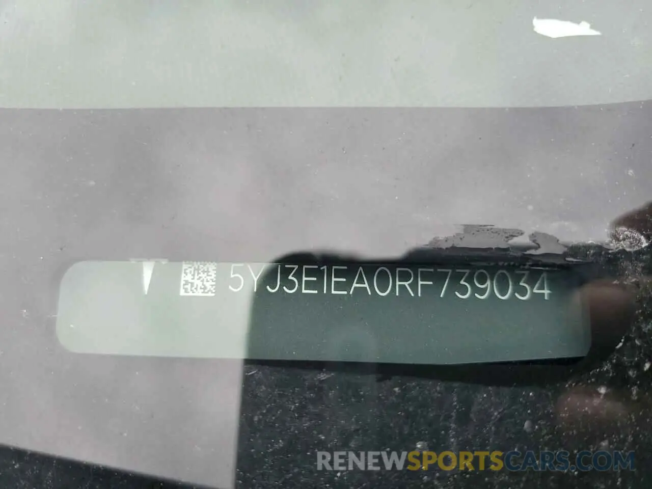 14 Photograph of a damaged car 5YJ3E1EA0RF739034 TESLA MODEL 3 2024