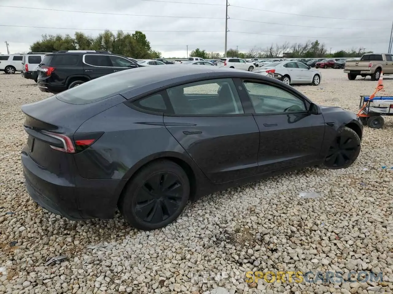3 Photograph of a damaged car 5YJ3E1EA0RF739034 TESLA MODEL 3 2024