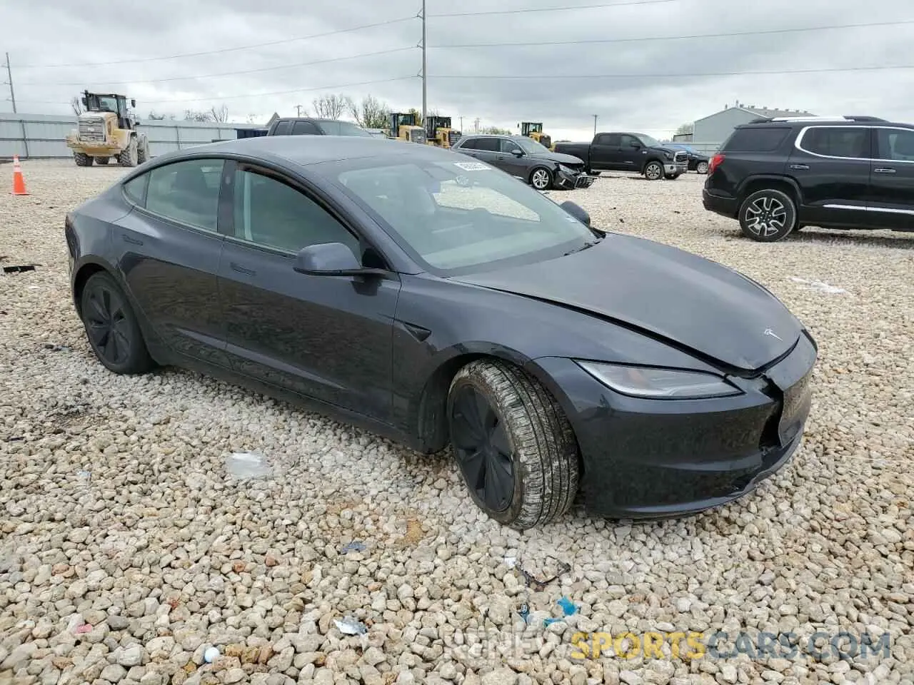 4 Photograph of a damaged car 5YJ3E1EA0RF739034 TESLA MODEL 3 2024