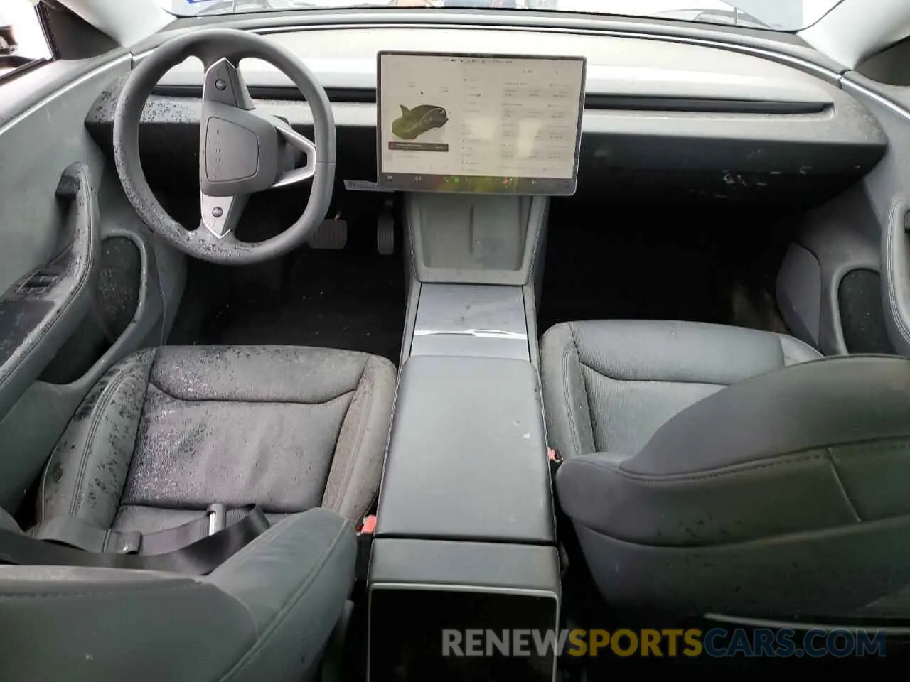 8 Photograph of a damaged car 5YJ3E1EA0RF739034 TESLA MODEL 3 2024