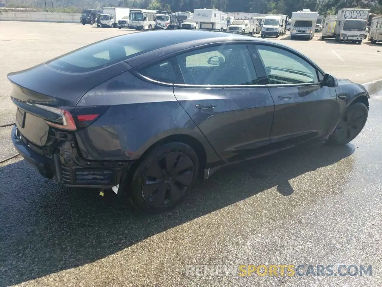 3 Photograph of a damaged car 5YJ3E1EA0RF740961 TESLA MODEL 3 2024