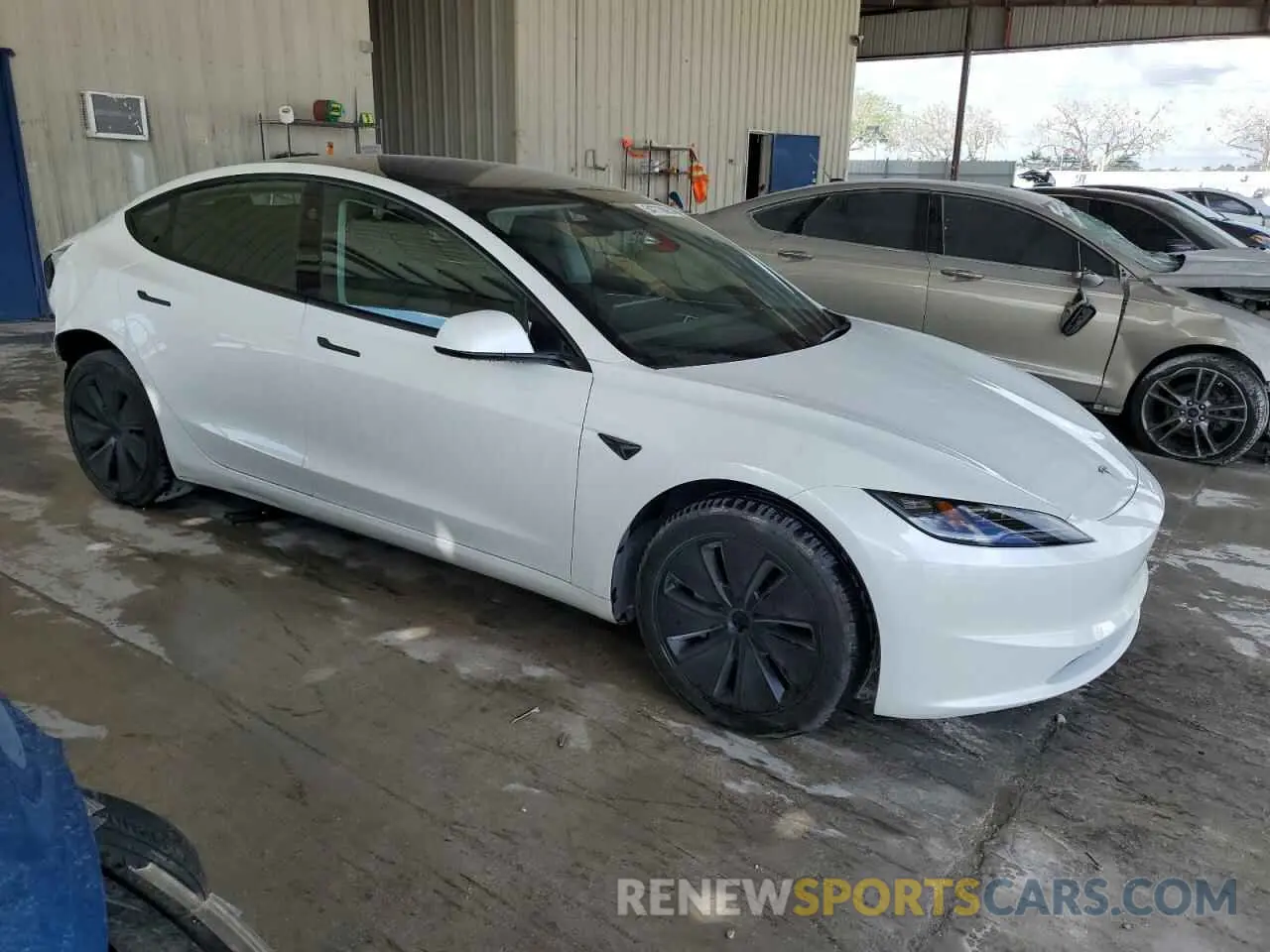 4 Photograph of a damaged car 5YJ3E1EA0RF743987 TESLA MODEL 3 2024