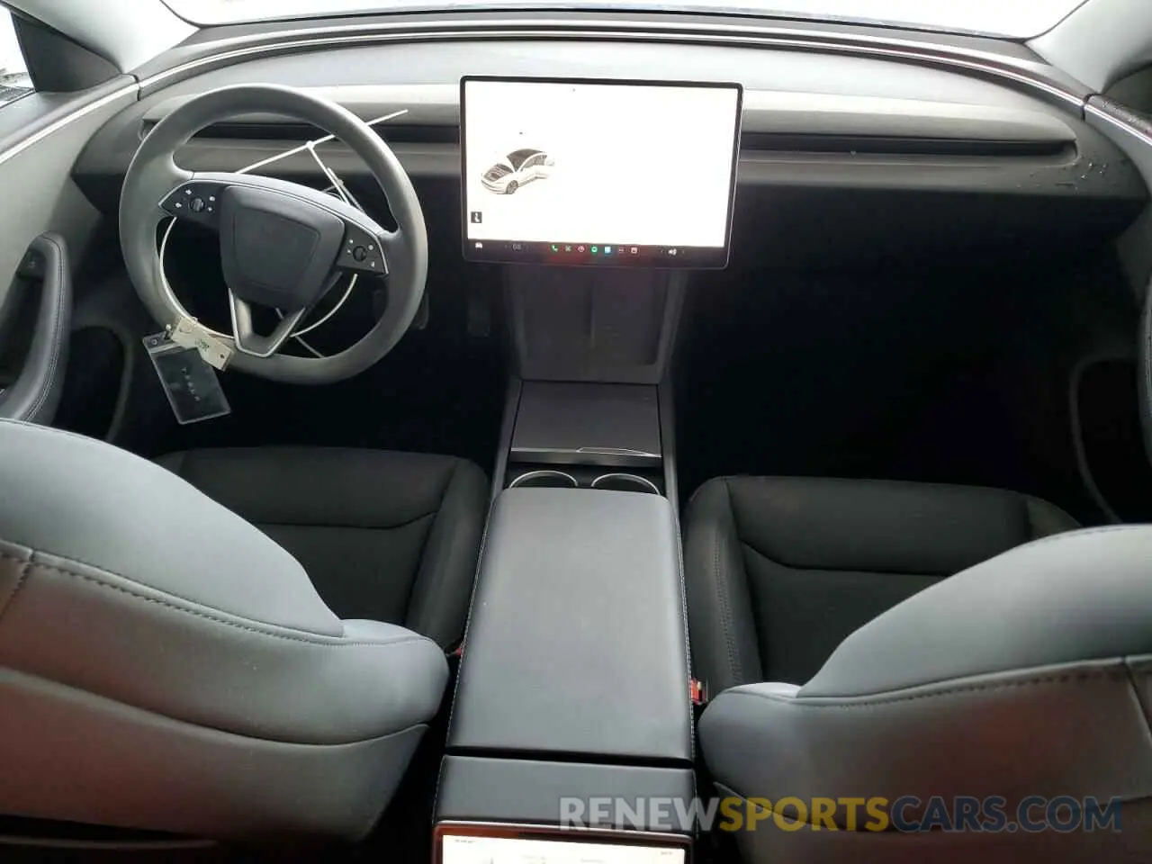 8 Photograph of a damaged car 5YJ3E1EA0RF743987 TESLA MODEL 3 2024