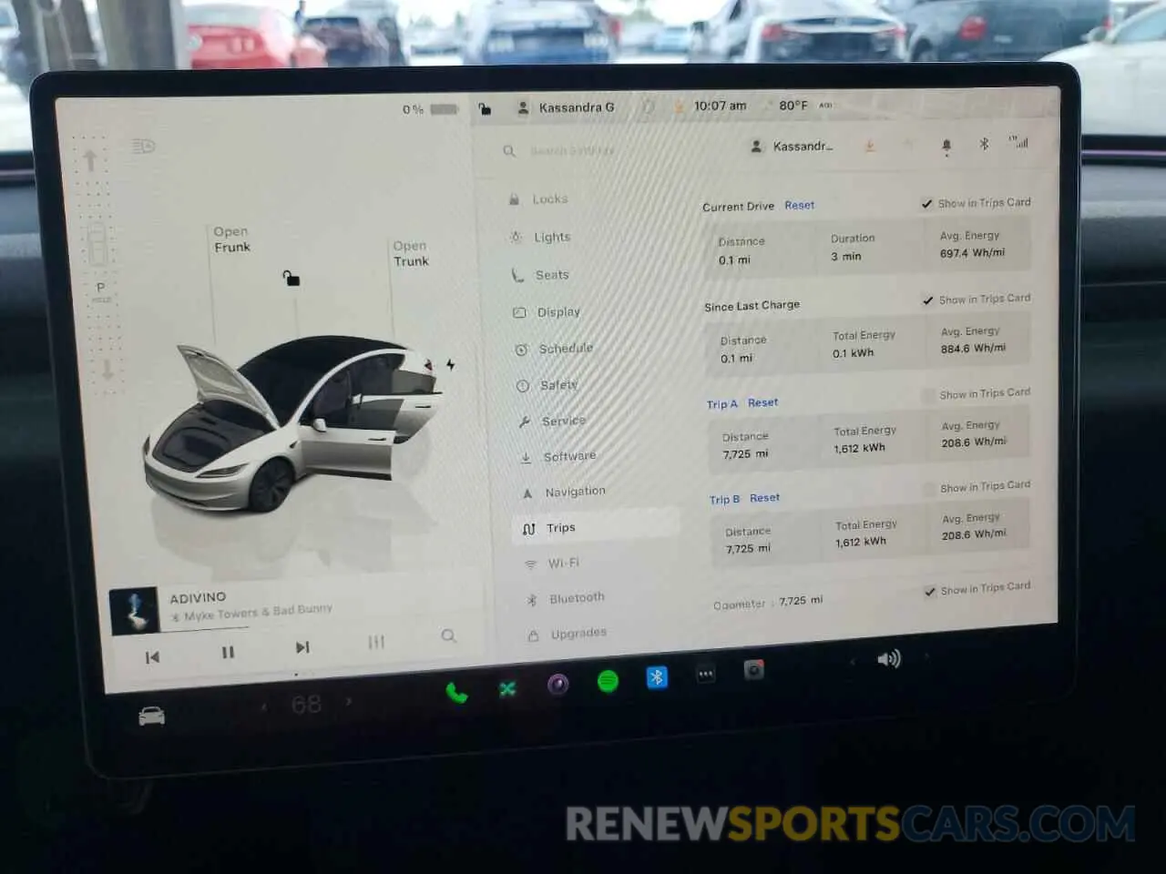 9 Photograph of a damaged car 5YJ3E1EA0RF743987 TESLA MODEL 3 2024