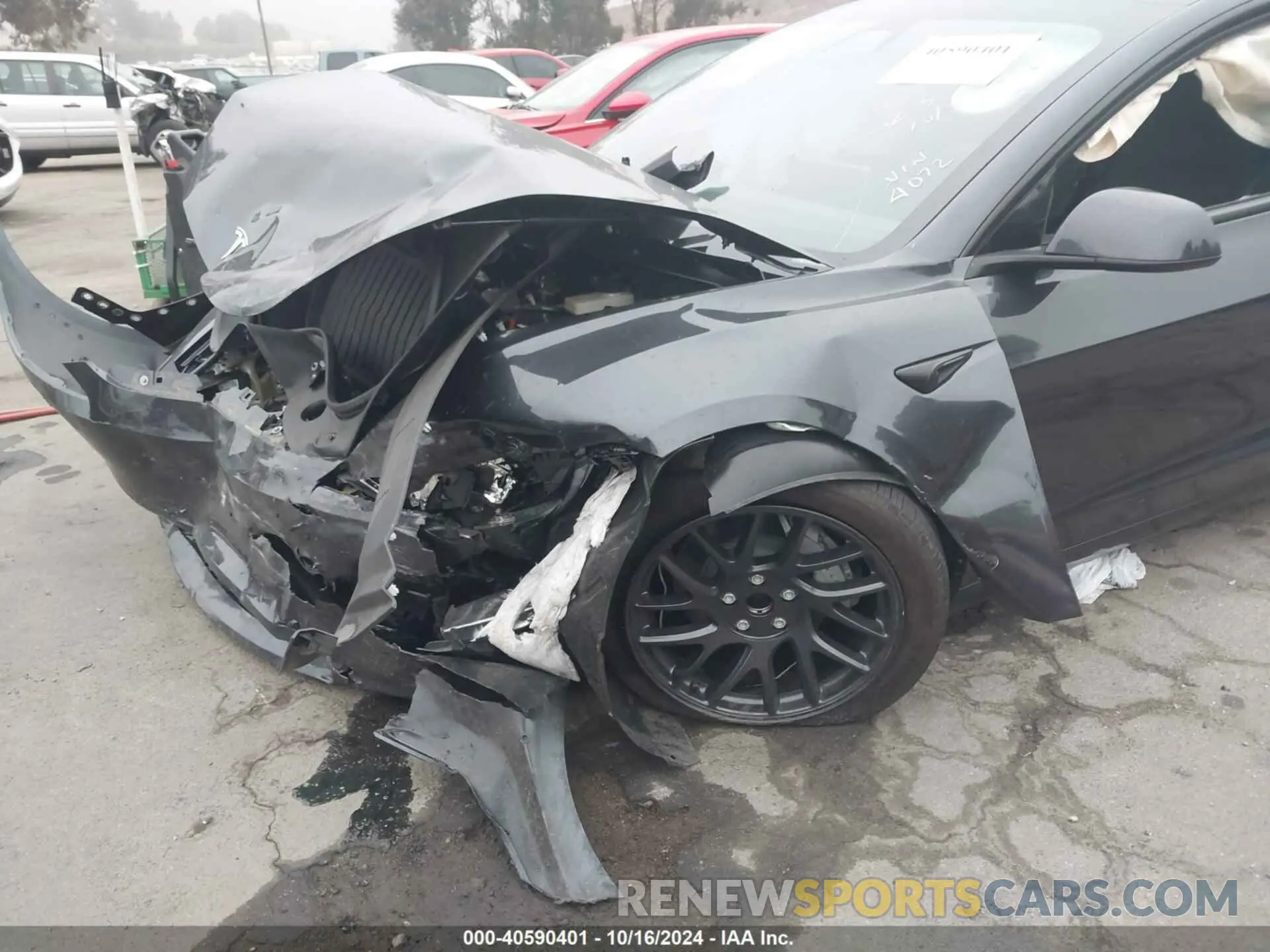 6 Photograph of a damaged car 5YJ3E1EA0RF744072 TESLA MODEL 3 2024