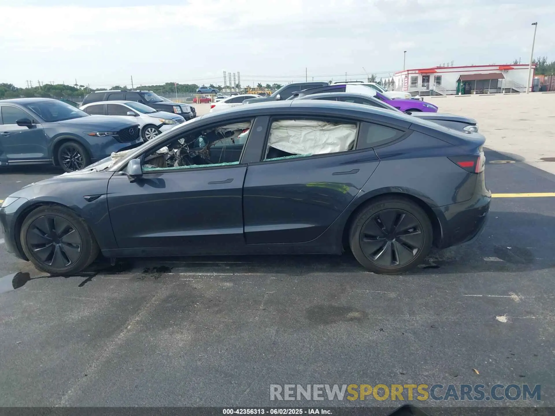 13 Photograph of a damaged car 5YJ3E1EA0RF748073 TESLA MODEL 3 2024