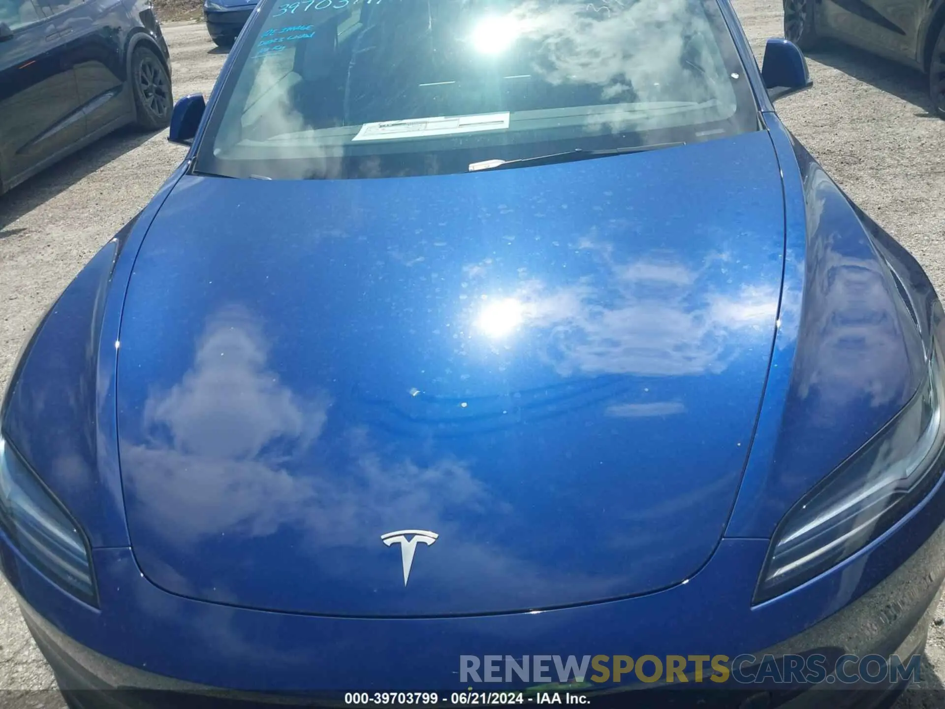 10 Photograph of a damaged car 5YJ3E1EA0RF749448 TESLA MODEL 3 2024