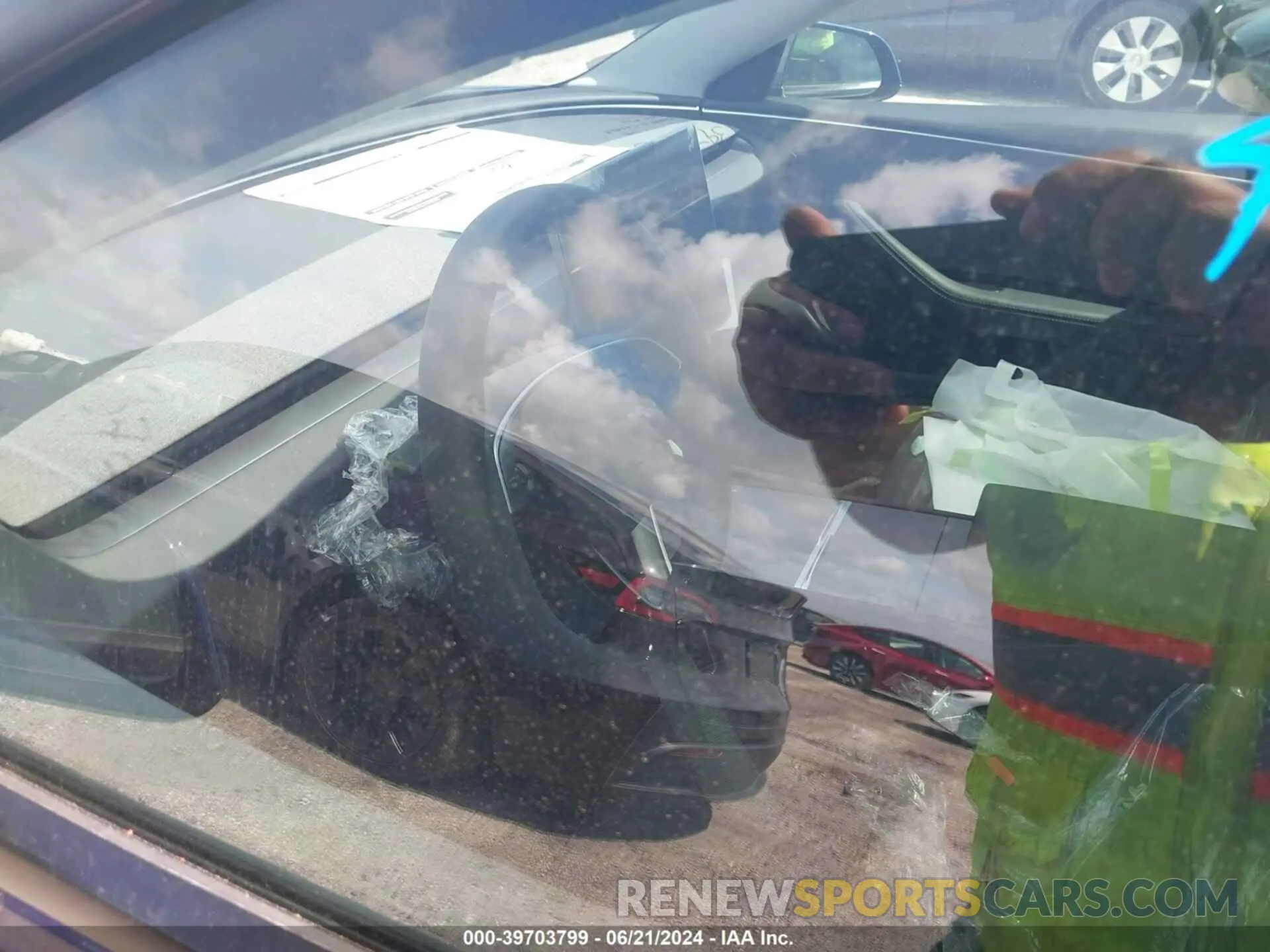 12 Photograph of a damaged car 5YJ3E1EA0RF749448 TESLA MODEL 3 2024