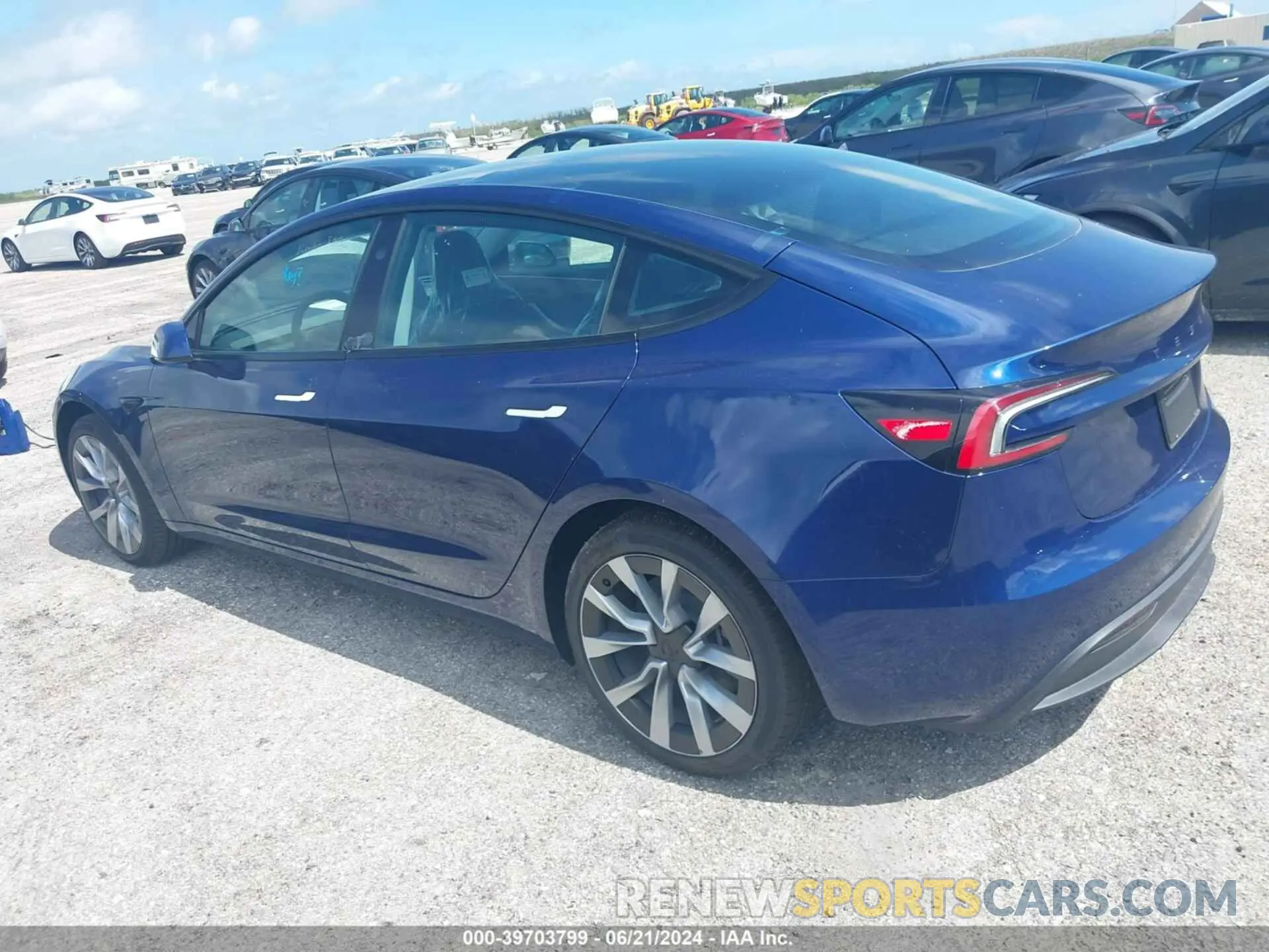 3 Photograph of a damaged car 5YJ3E1EA0RF749448 TESLA MODEL 3 2024