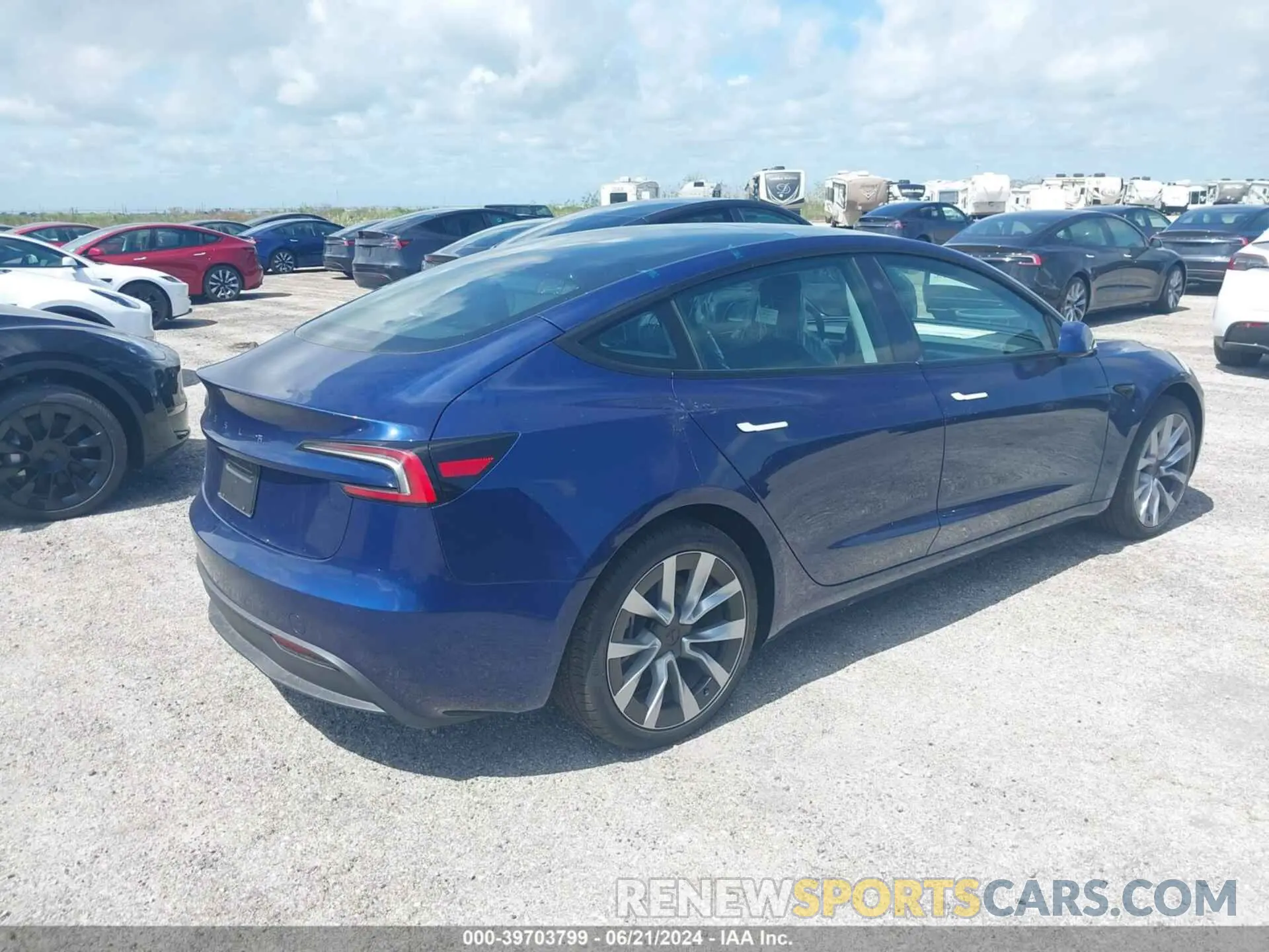 4 Photograph of a damaged car 5YJ3E1EA0RF749448 TESLA MODEL 3 2024