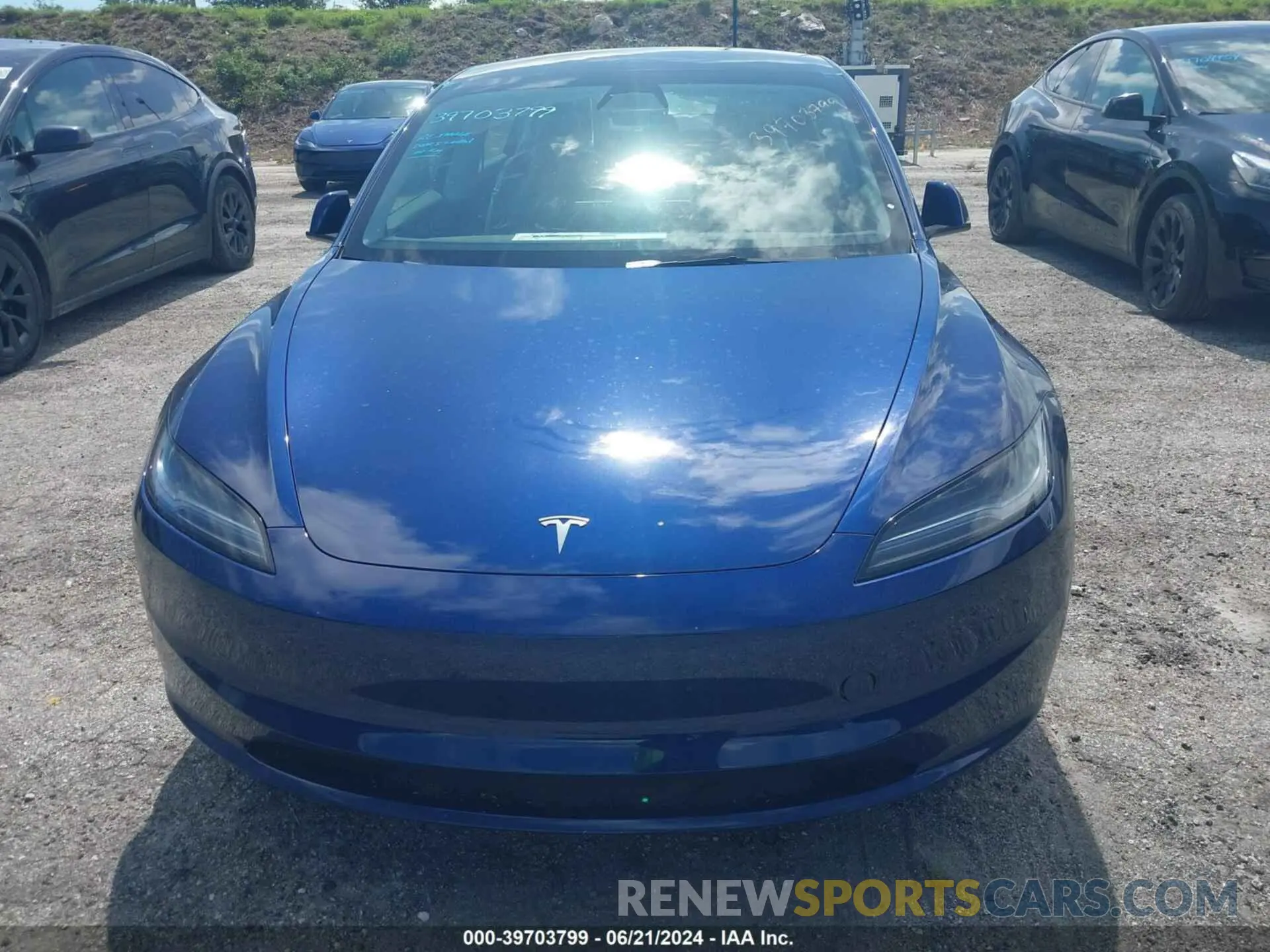6 Photograph of a damaged car 5YJ3E1EA0RF749448 TESLA MODEL 3 2024