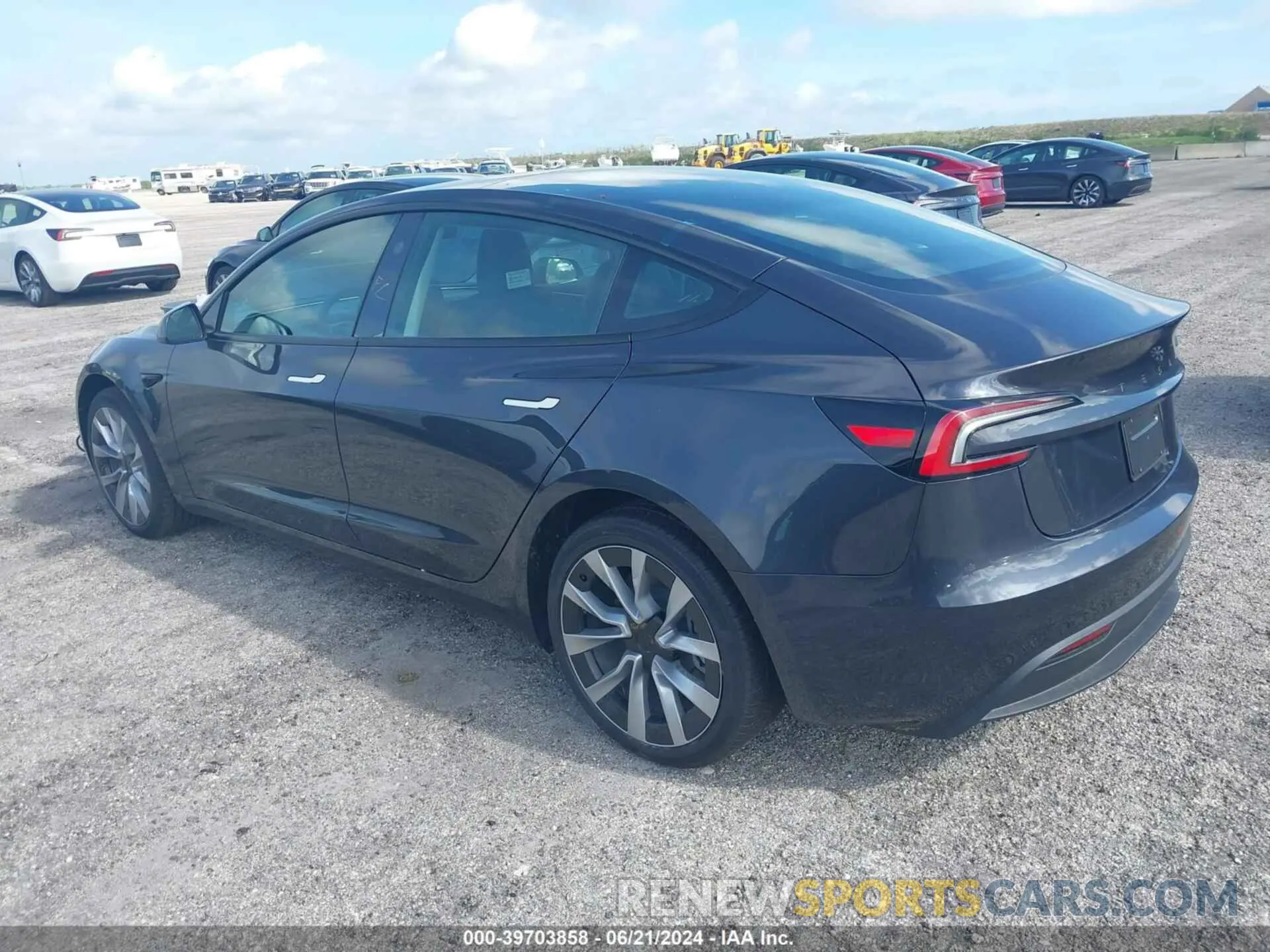 3 Photograph of a damaged car 5YJ3E1EA0RF750616 TESLA MODEL 3 2024