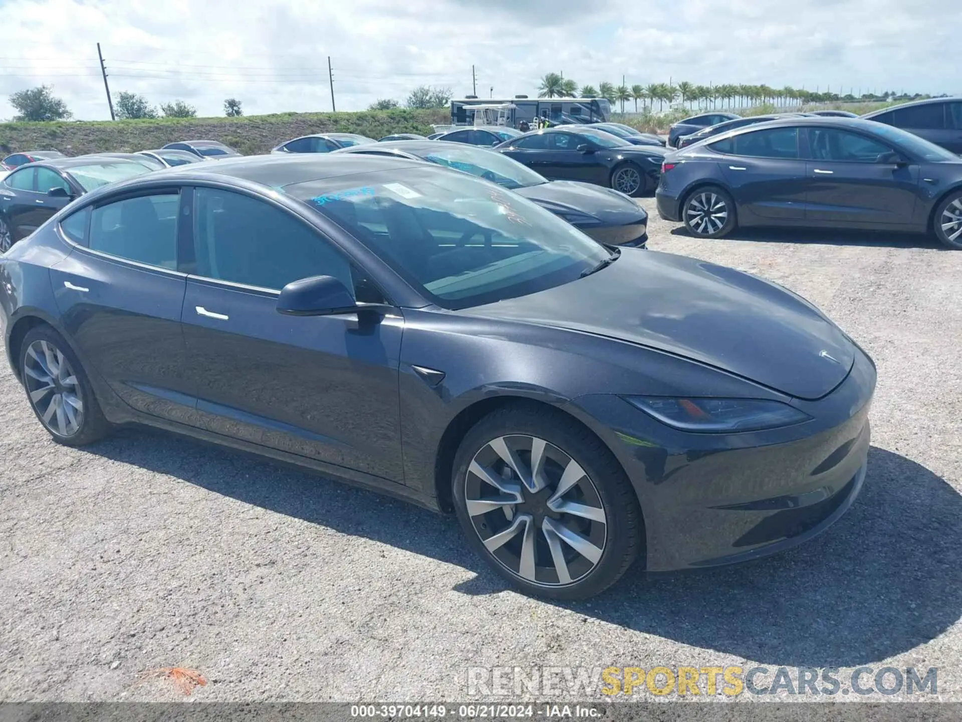 1 Photograph of a damaged car 5YJ3E1EA0RF750647 TESLA MODEL 3 2024