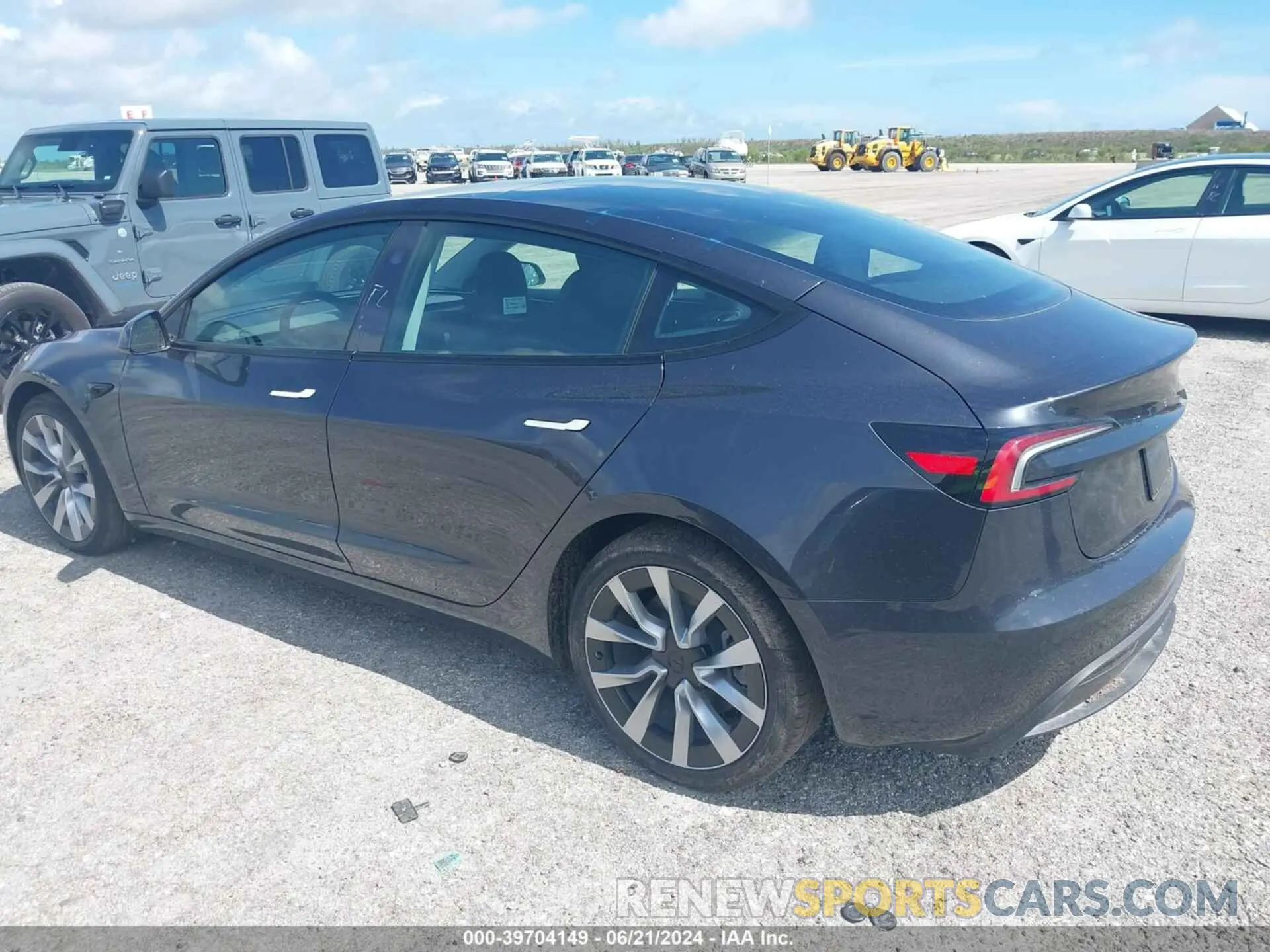 3 Photograph of a damaged car 5YJ3E1EA0RF750647 TESLA MODEL 3 2024