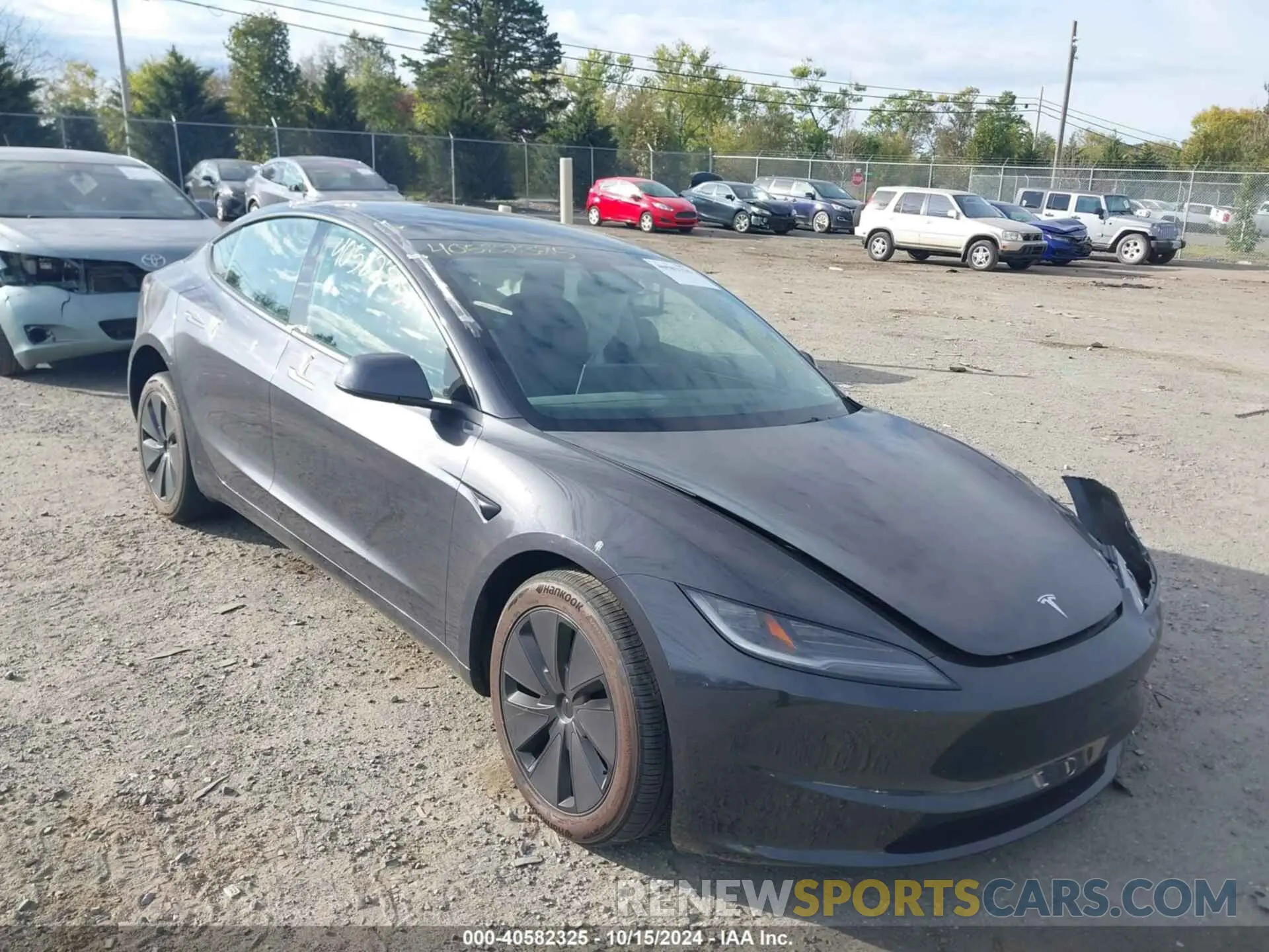 1 Photograph of a damaged car 5YJ3E1EA0RF767352 TESLA MODEL 3 2024