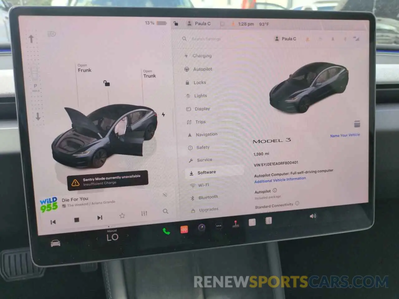 9 Photograph of a damaged car 5YJ3E1EA0RF800401 TESLA MODEL 3 2024