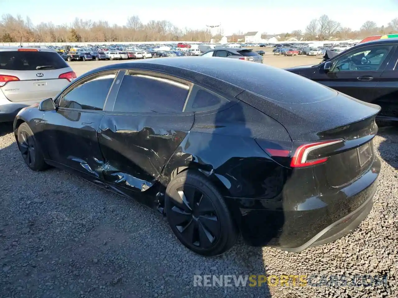 2 Photograph of a damaged car 5YJ3E1EA0RF801662 TESLA MODEL 3 2024