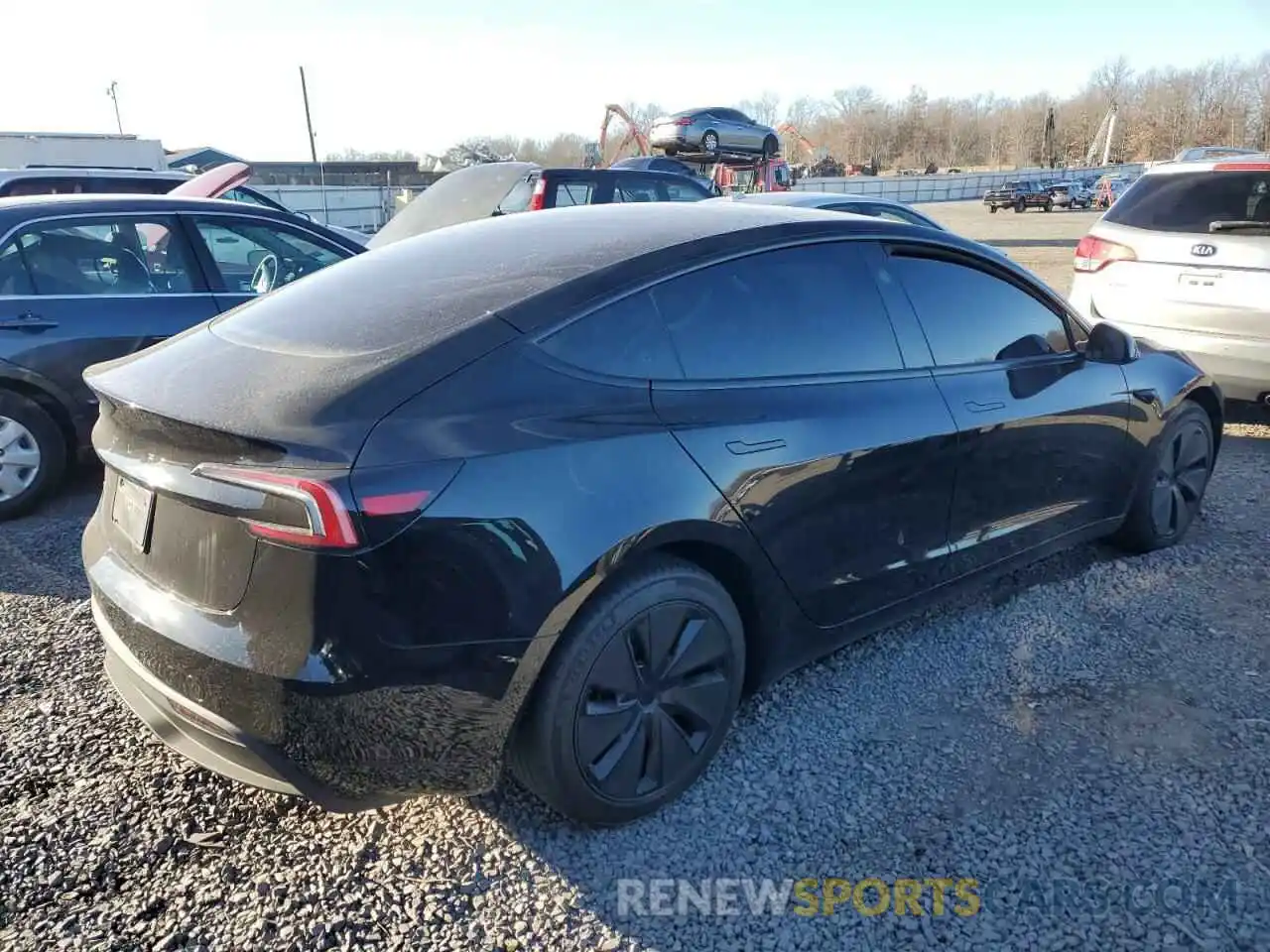 3 Photograph of a damaged car 5YJ3E1EA0RF801662 TESLA MODEL 3 2024