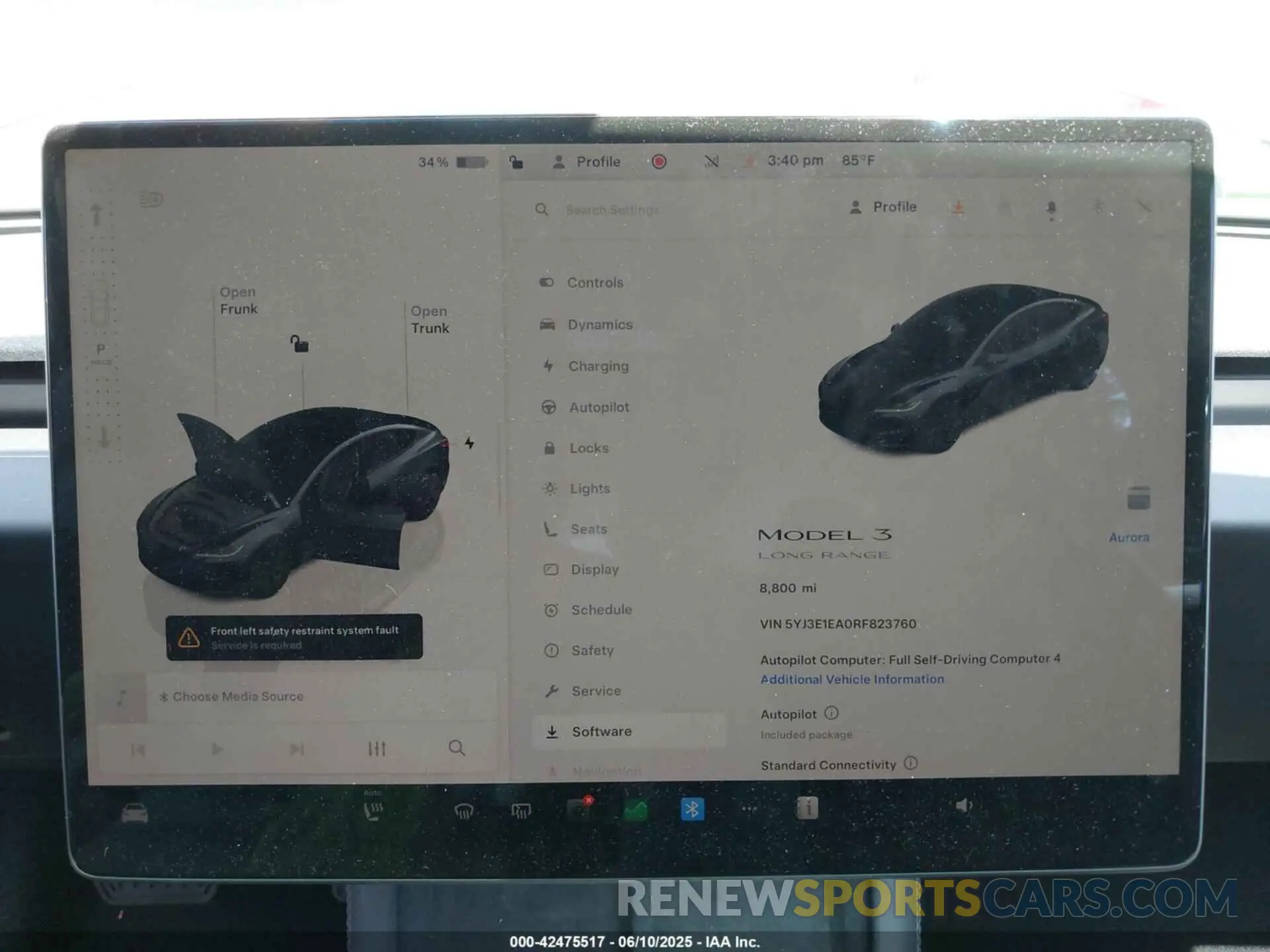 7 Photograph of a damaged car 5YJ3E1EA0RF823760 TESLA MODEL 3 2024