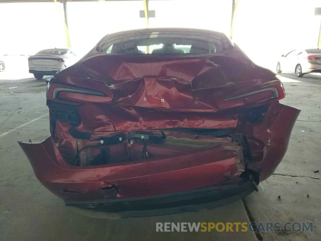 6 Photograph of a damaged car 5YJ3E1EA0RF830675 TESLA MODEL 3 2024